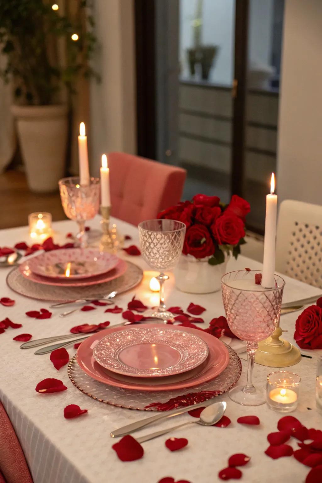 Create the perfect ambiance with a thoughtfully designed table for a special supper.