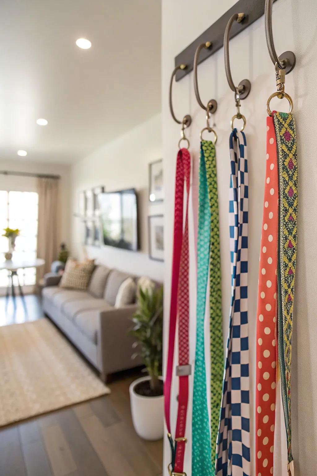 An impressive ribbon feature wall that infuses persona and individuality into your abode.