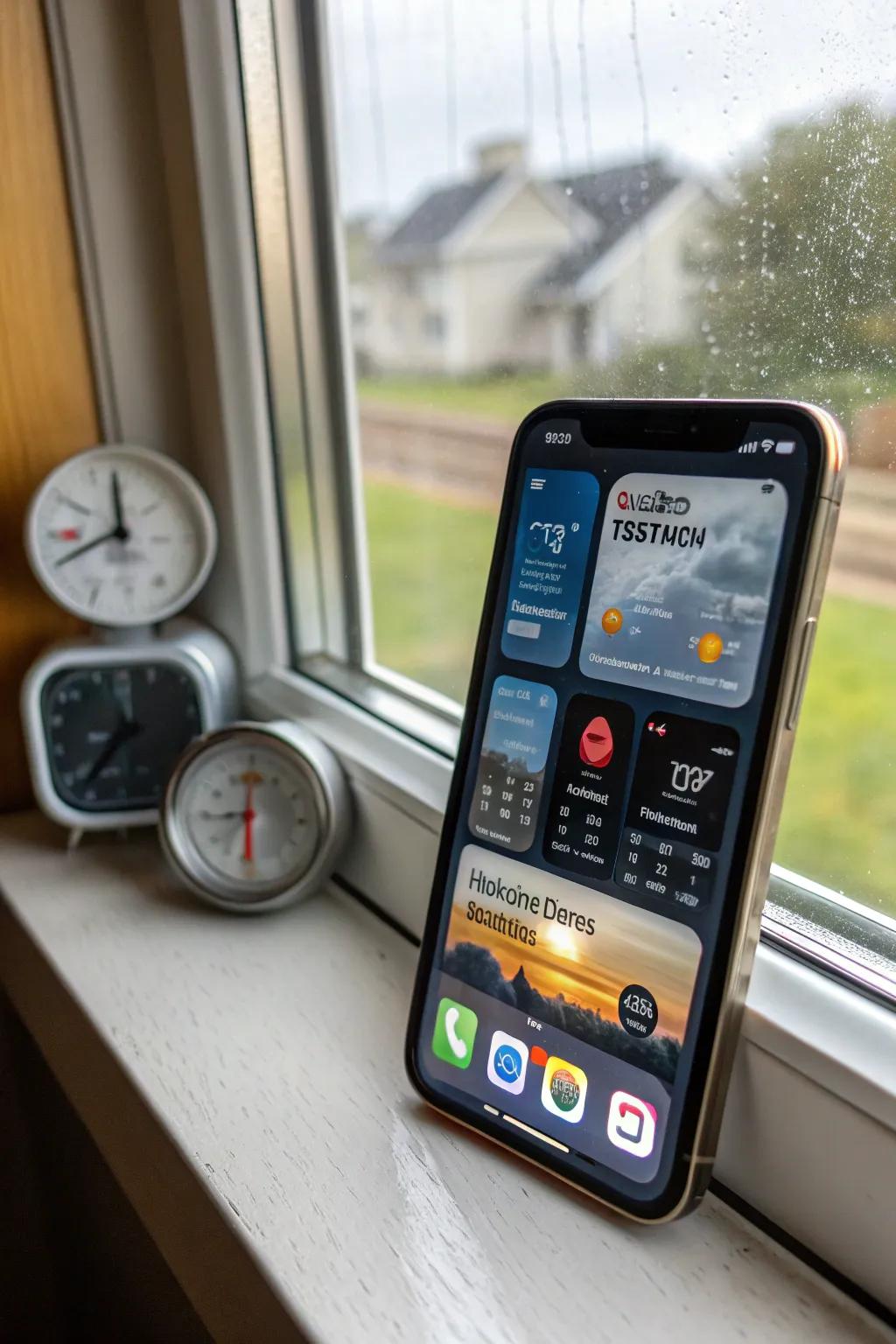 Weather display tools keep you updated while enhancing your screen's aesthetics.