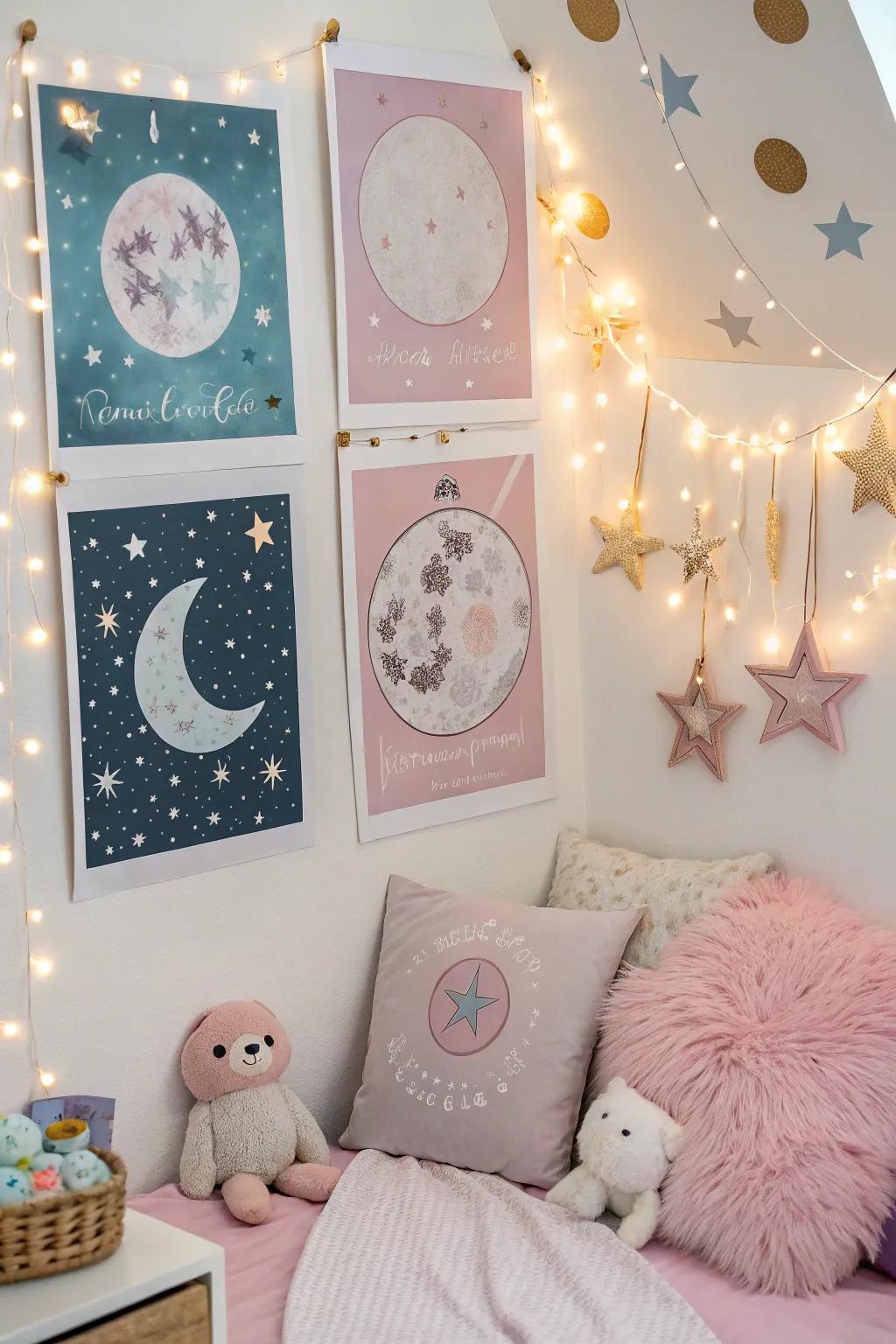 Celestial themes add a touch of magic and elegance.