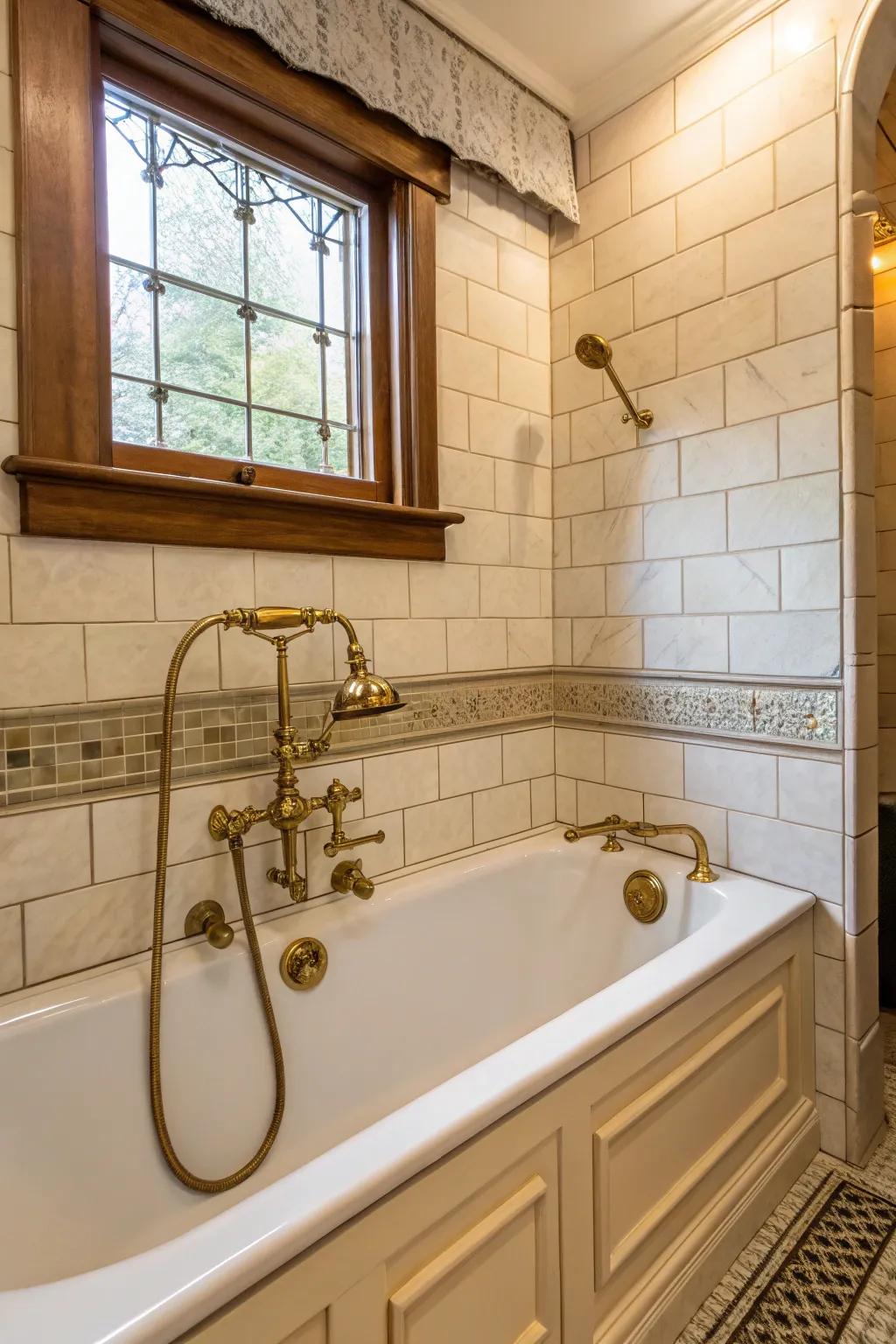 Bring in classic allure using old time hardware.