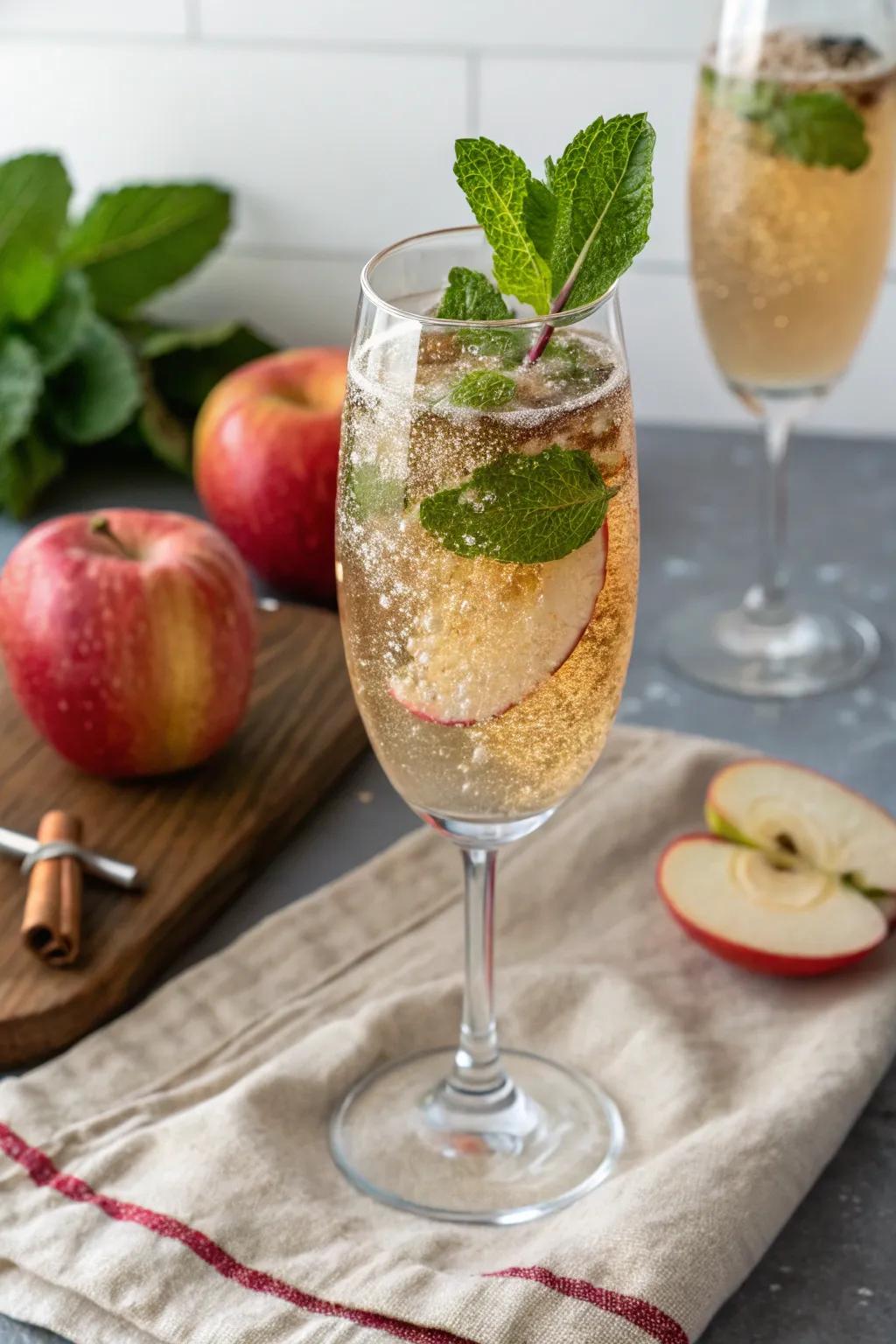 Effervescent cider blend for a bubbly celebration.