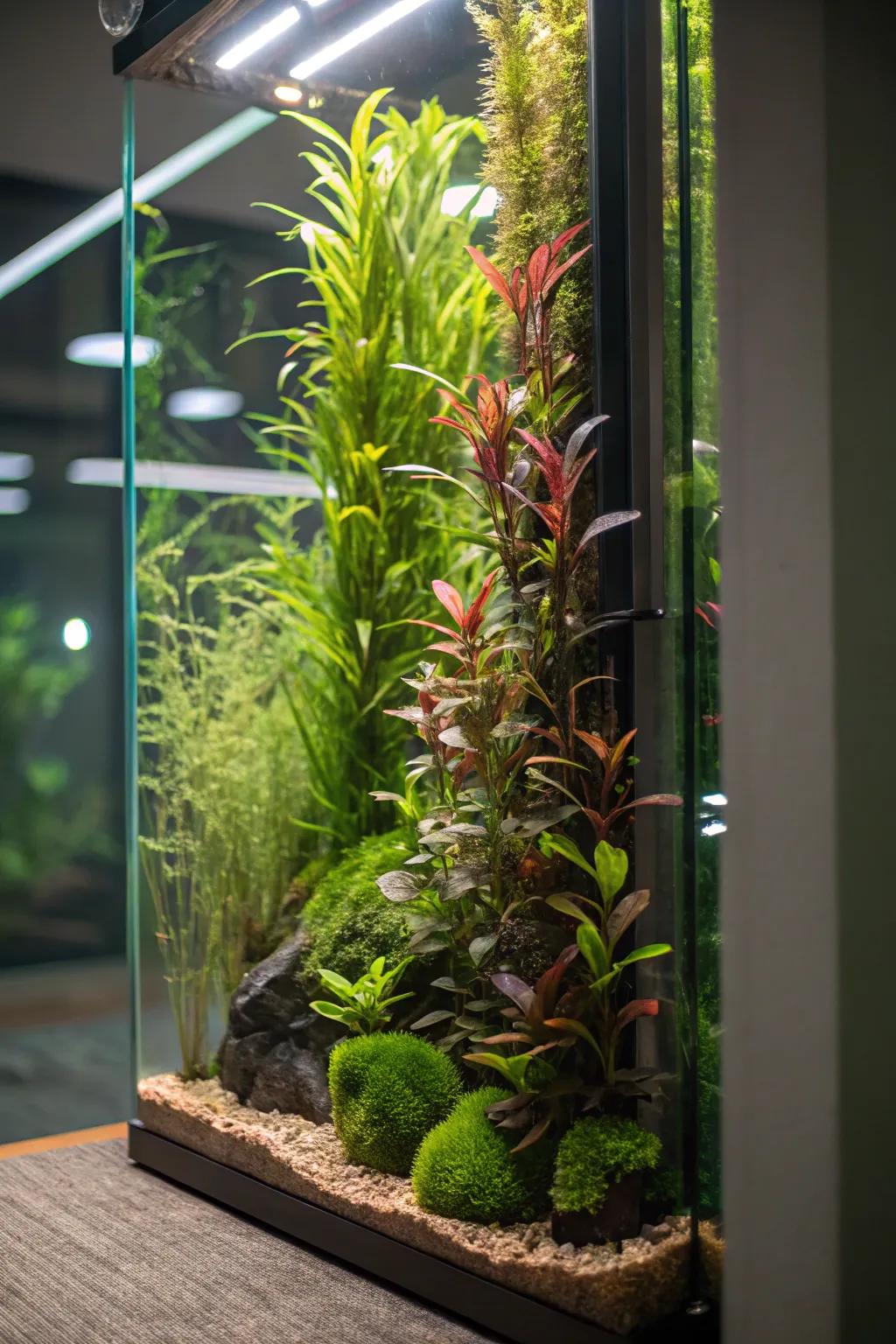 Elevate your design using standing garden components.