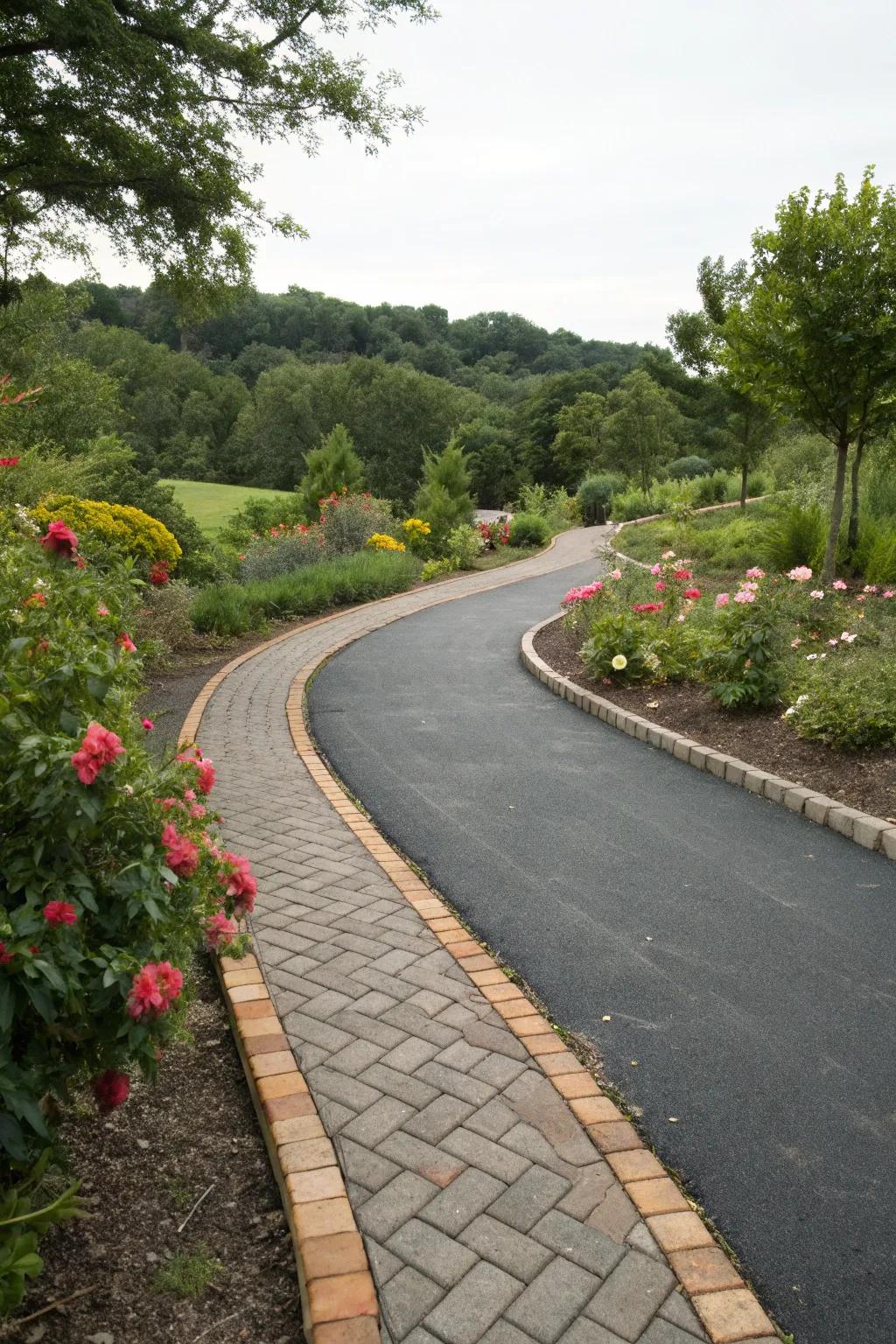 Ornamental edging defines and protects your paved surfaces.