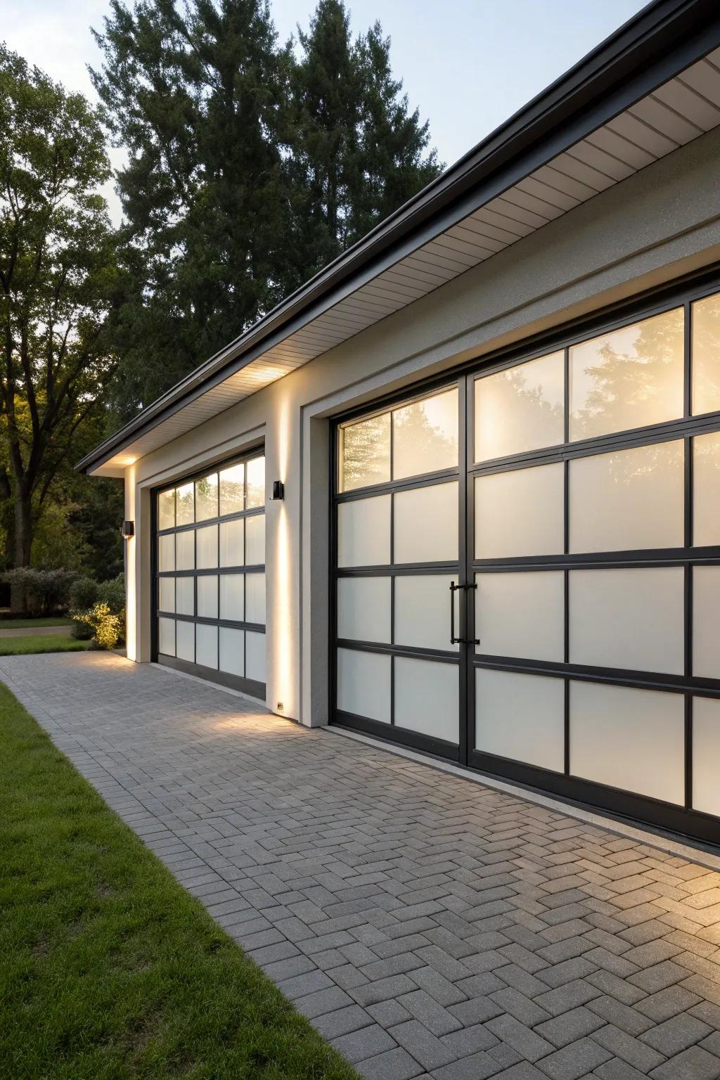 Creative garage entrances that add sophistication and style.