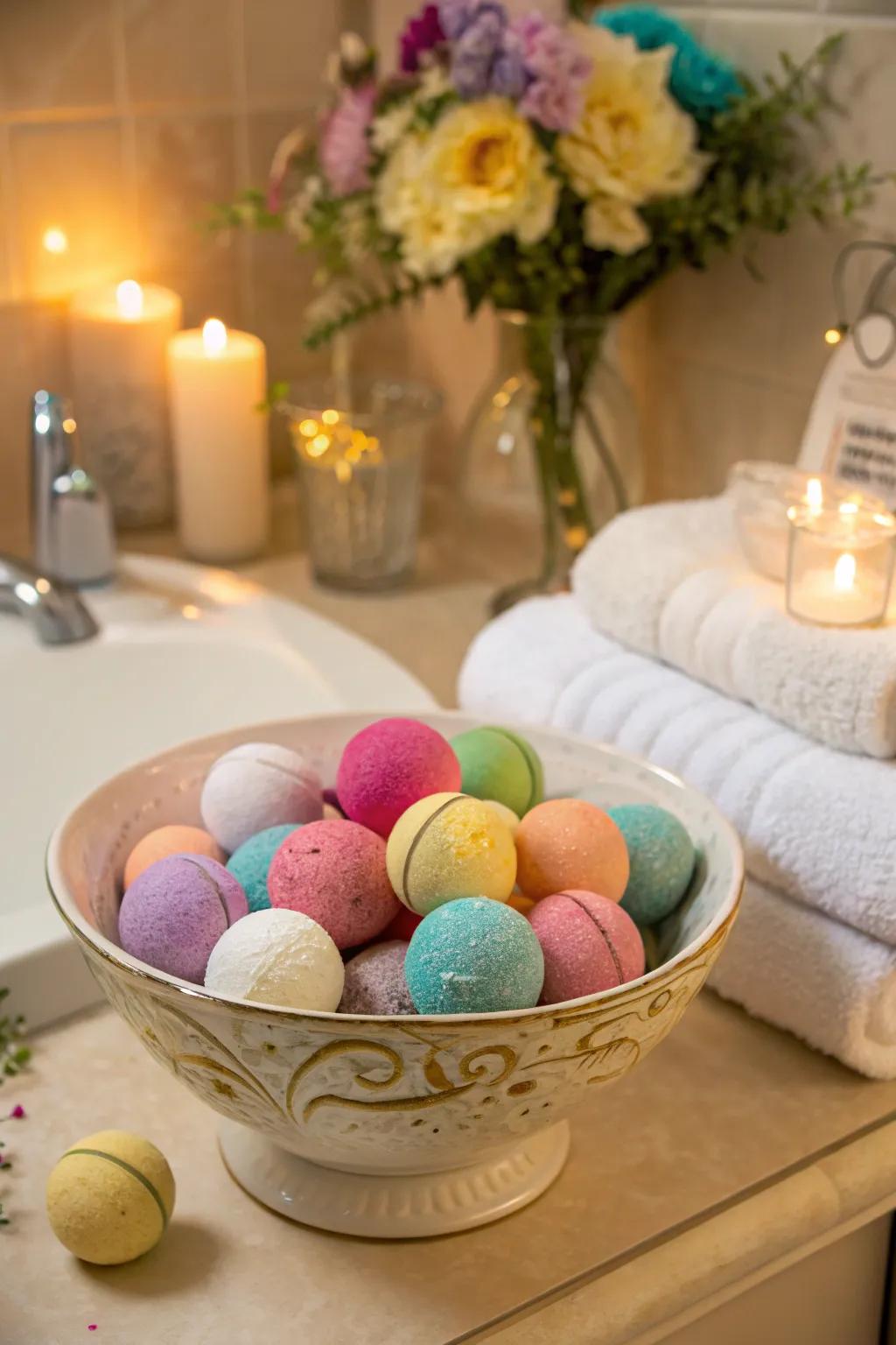 Diminutive fizzers provide a soothing and aromatic token.