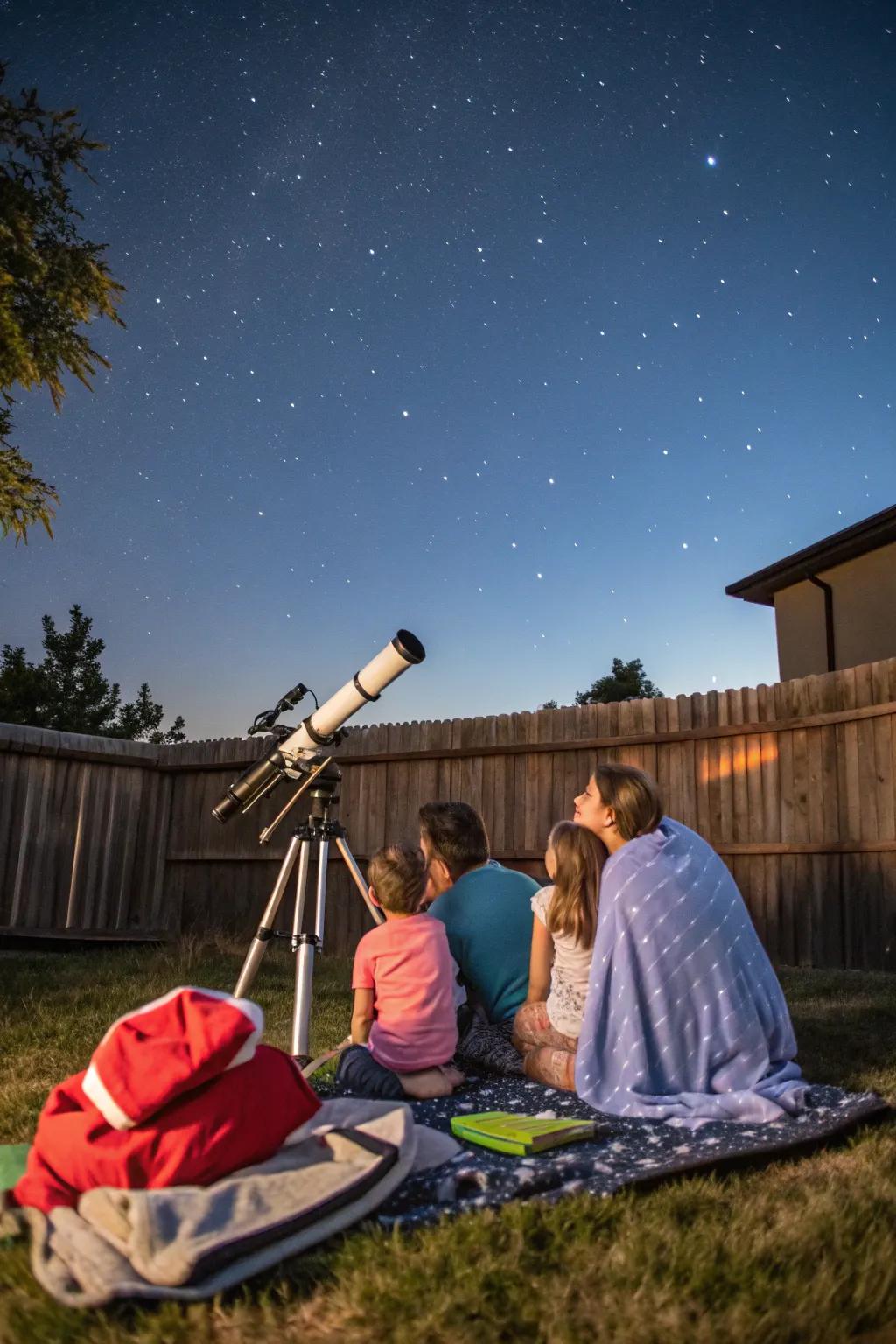 Stargazing and storytelling paint a magical finale to the evening.