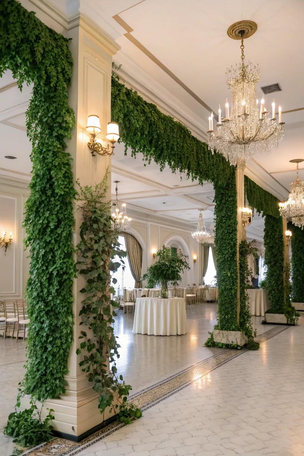 Introduce nature indoors by incorporating flora.