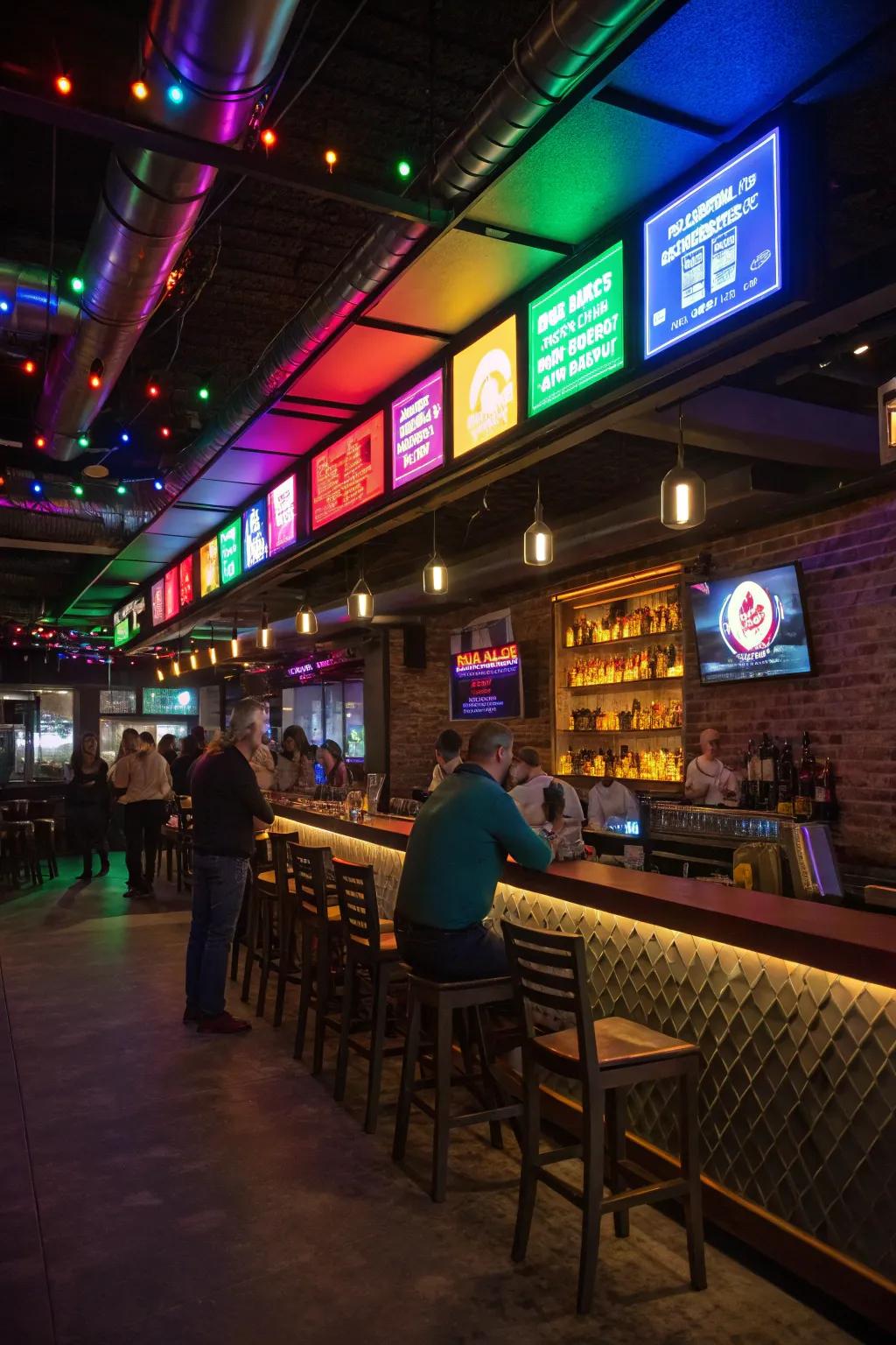 Vivid diodes bring a playful flair.