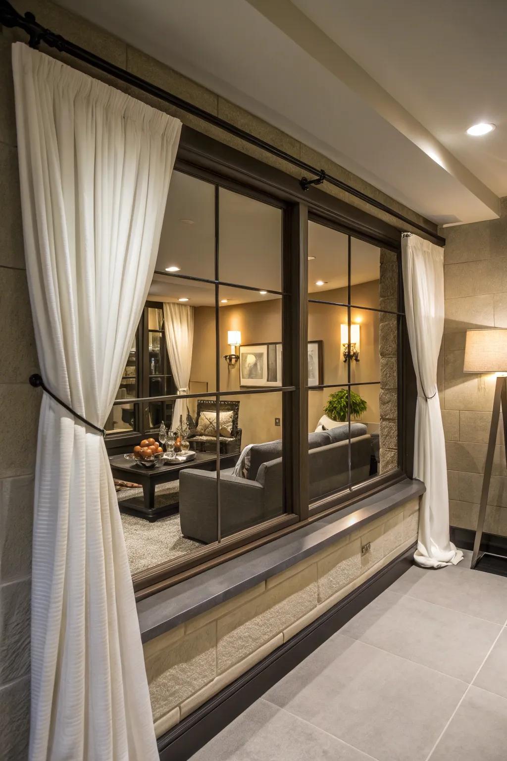 Tiebacks add functionality and style to your curtains.