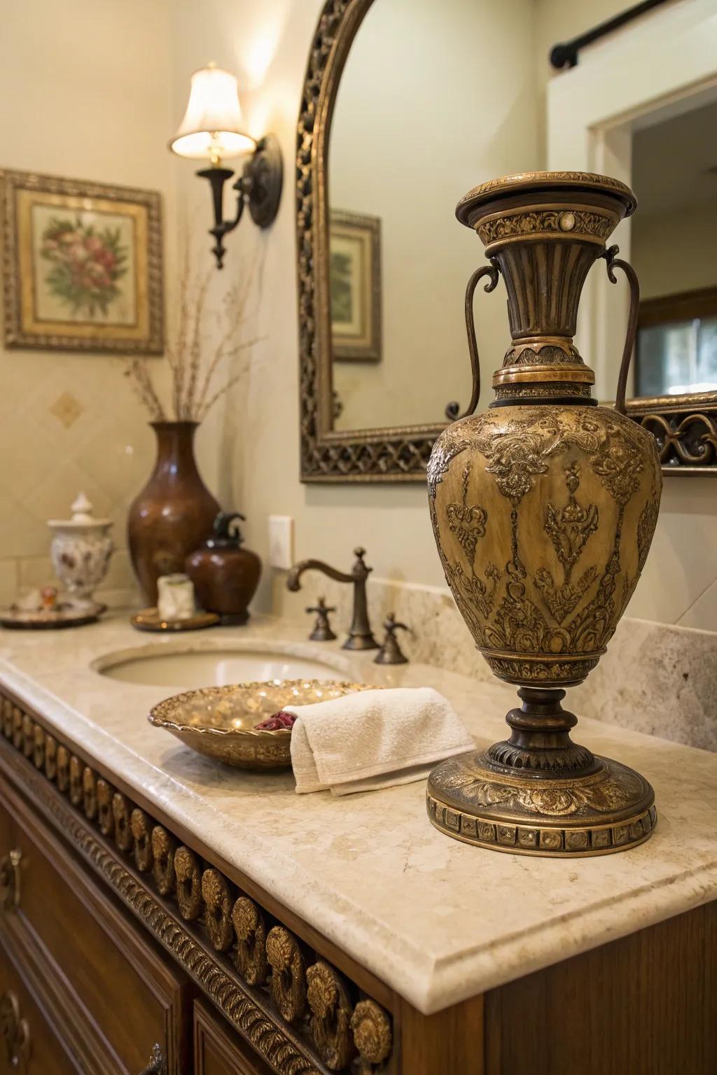 Vintage elements bring a unique charm and historical feel.