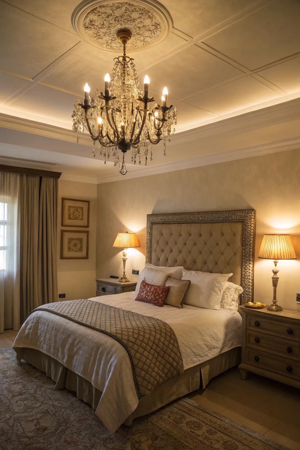 Layered lighting enhances both mood and functionality.