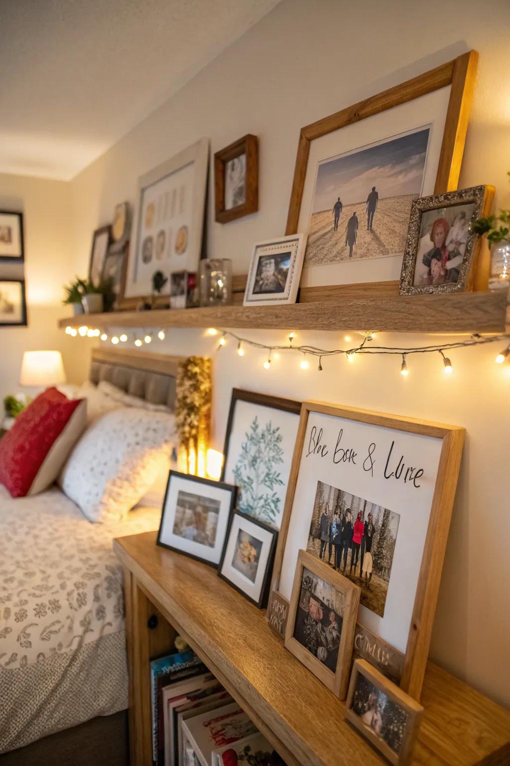 Picture ledges deliver a versatile approach to exhibiting artwork and images.