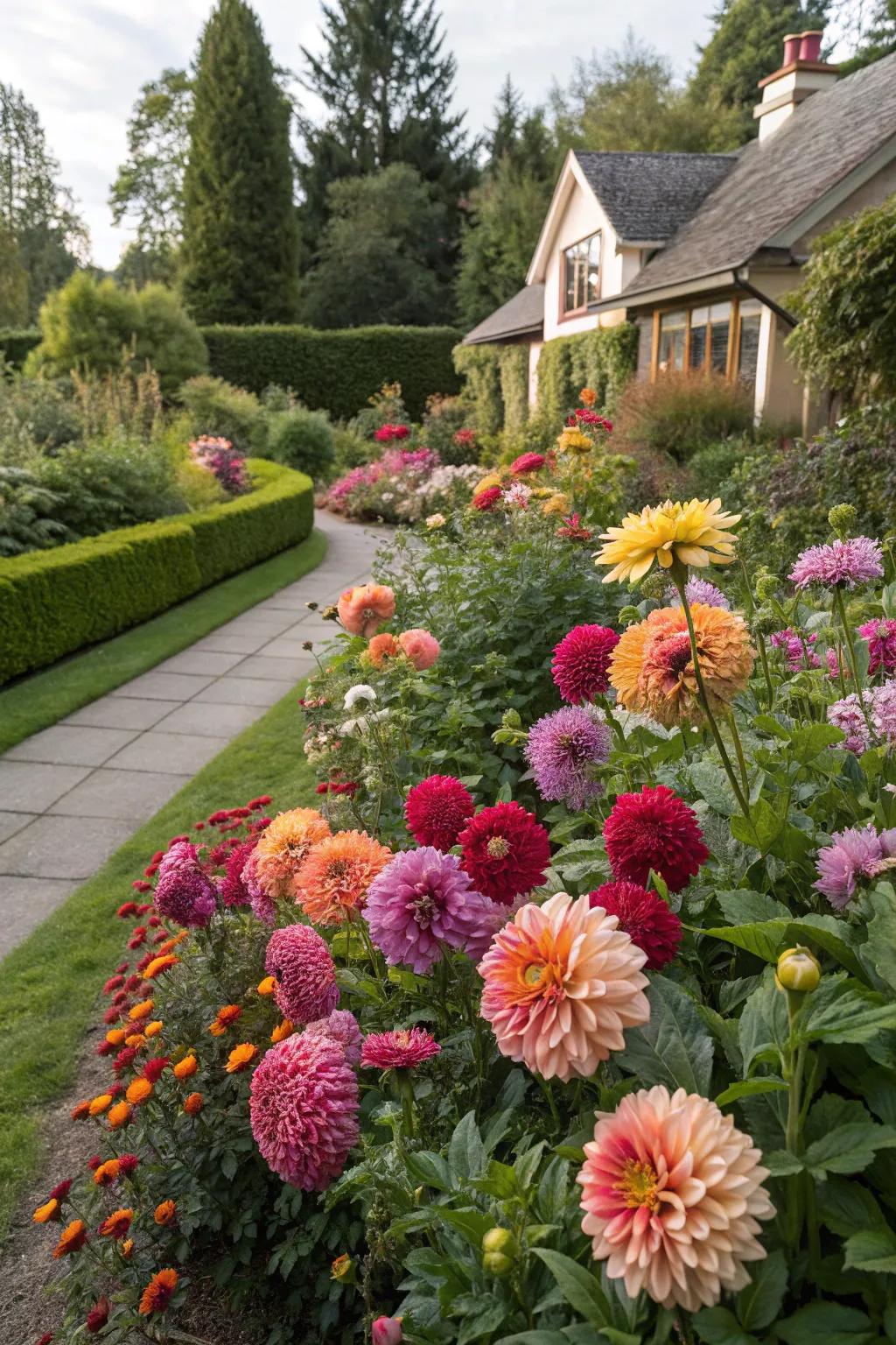 Dahlias lend dramatic flair and vibrant hues to any setting.
