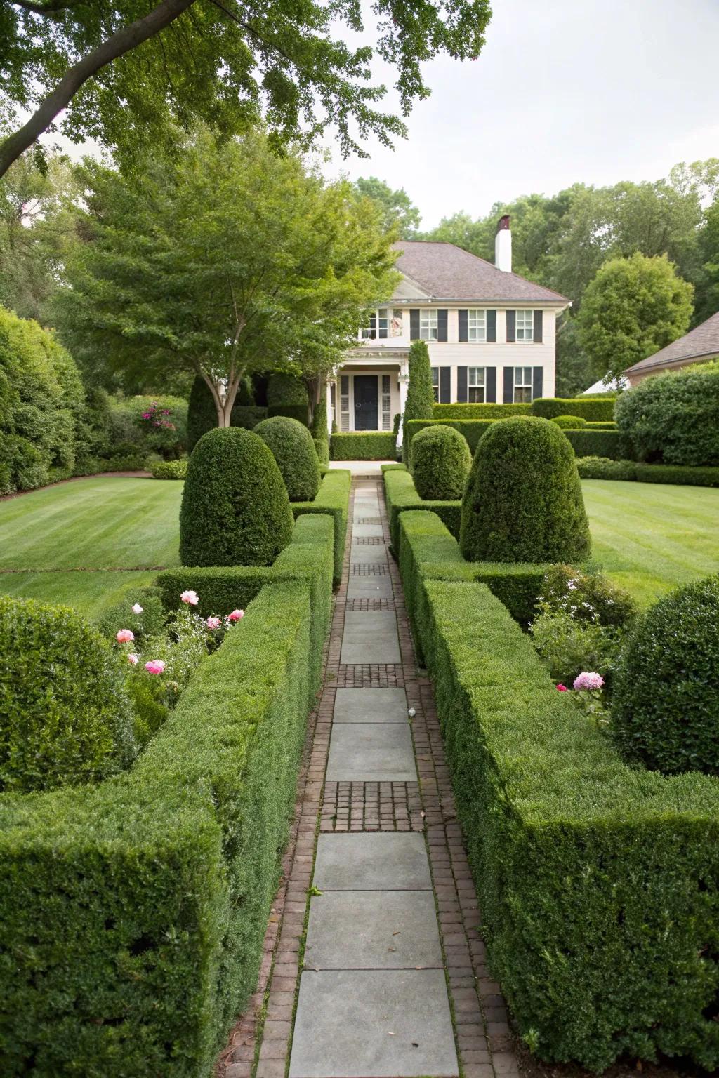 Boxwood adds a hint of traditional elegance.