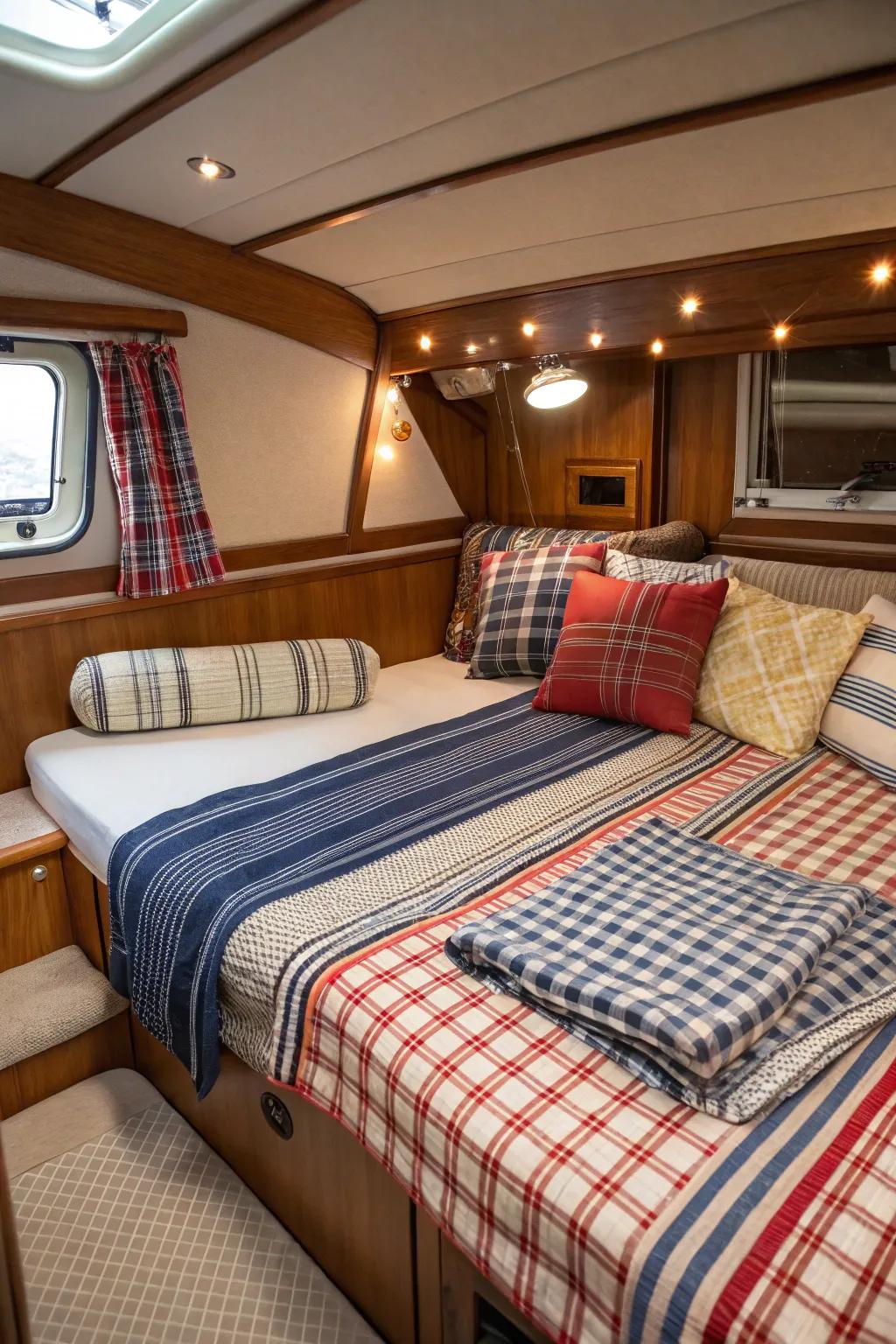 Textured materials introduce visual intrigue to your space.