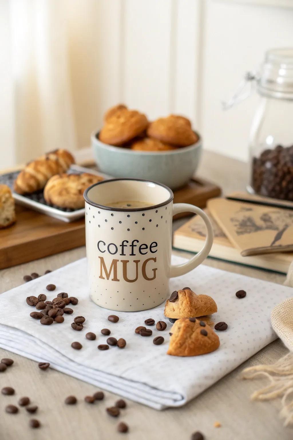 Elegant coffee cups to brighten any morning routine.