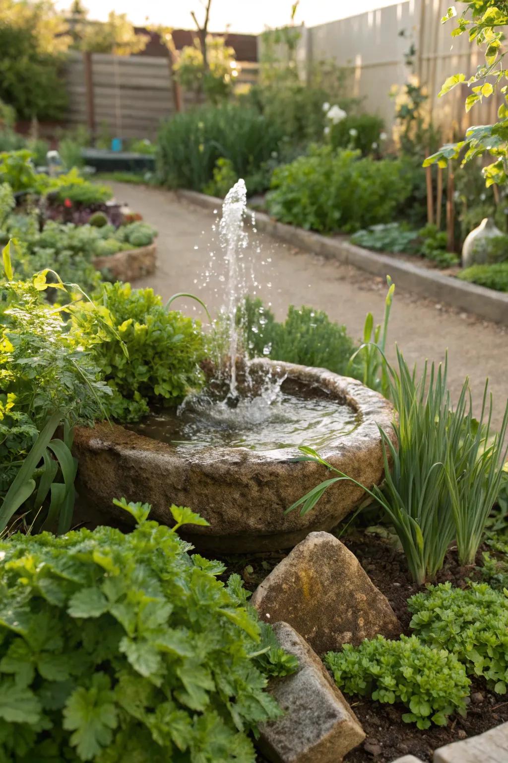 A fountain that feeds both the soul and the body.