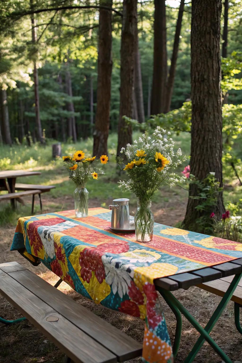 Make meals exceptional with inventive and colorful table scenery.