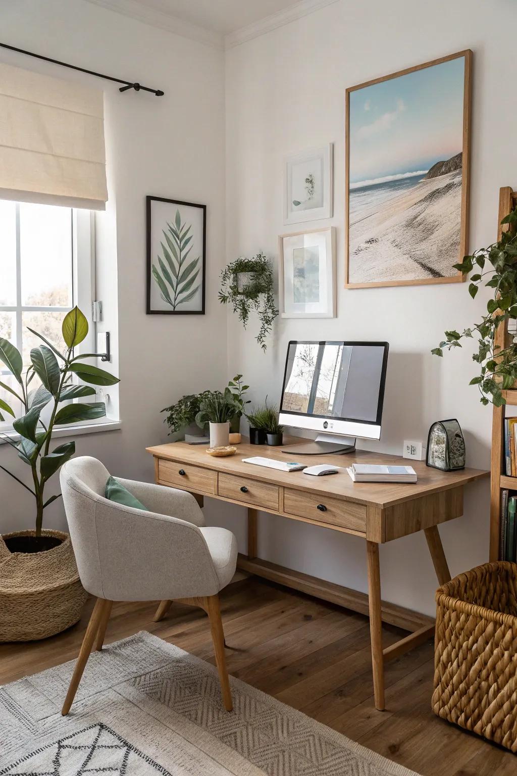Printable art presents flexibility and affordability.