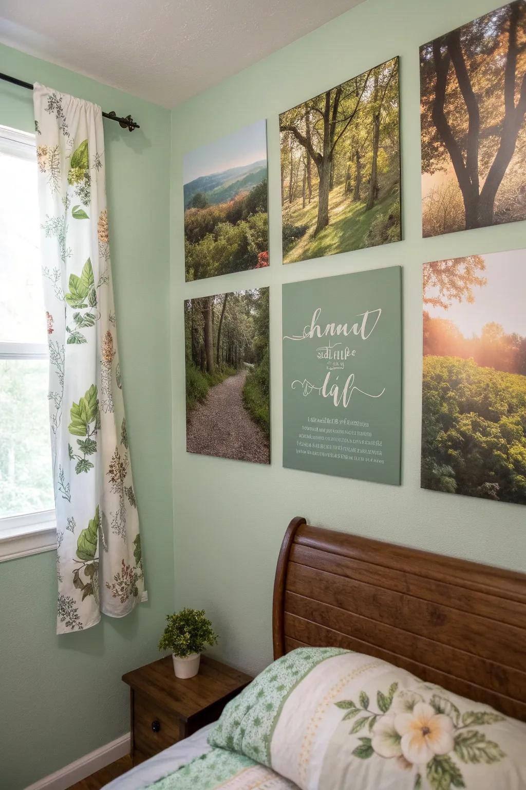 Nature and scripture assemblages proffer a harmonious integration of aesthetics and significance.