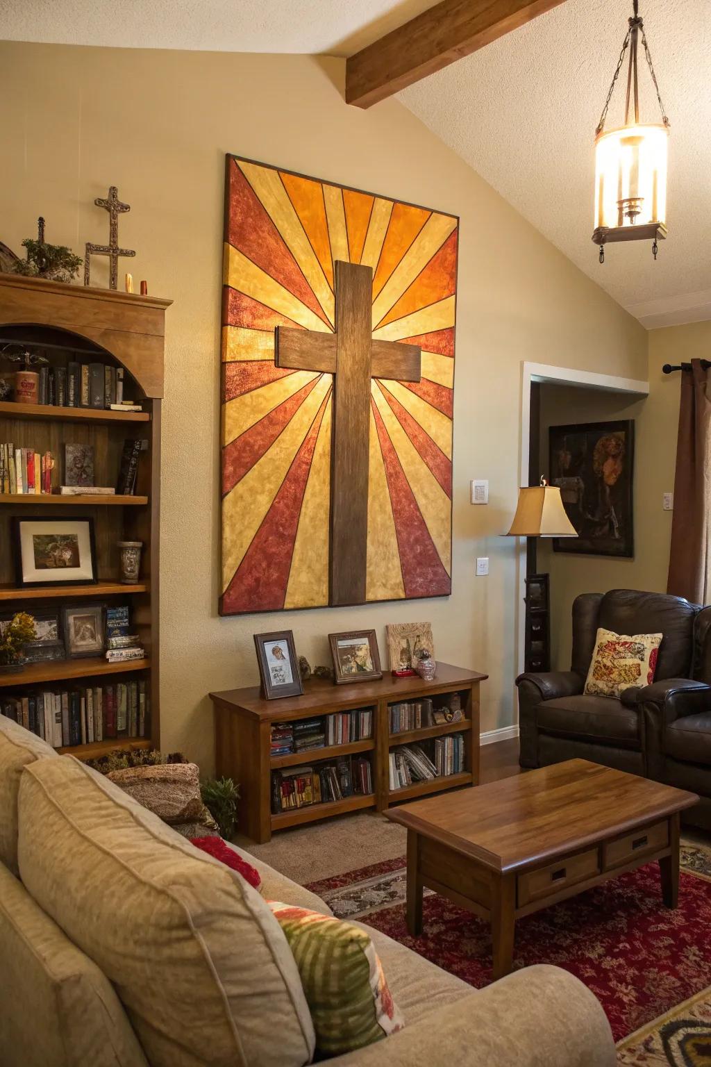 A radiant symbol fills your home with warmth and hope.