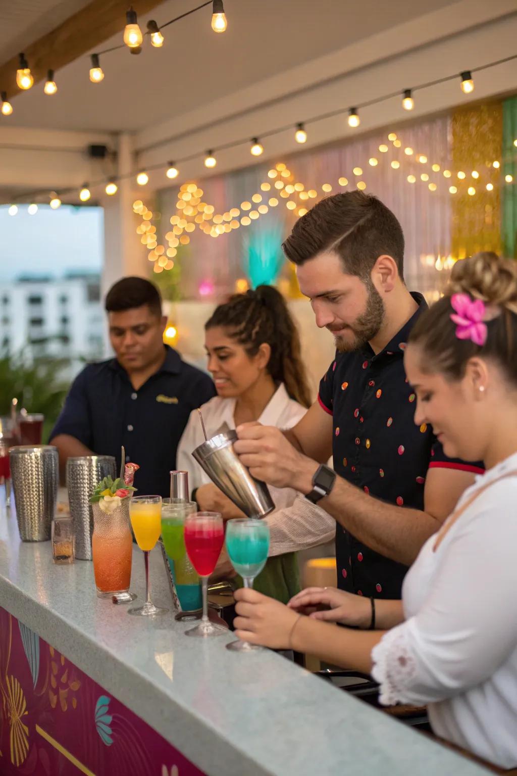 Elevate your celebration with a holiday drink creation workshop.