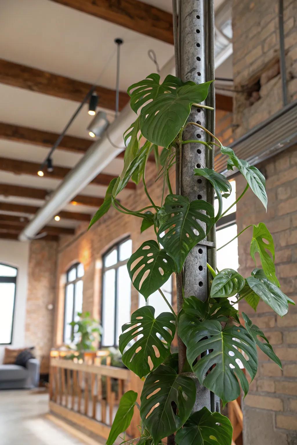 Achieve urban sophistication with metal rods