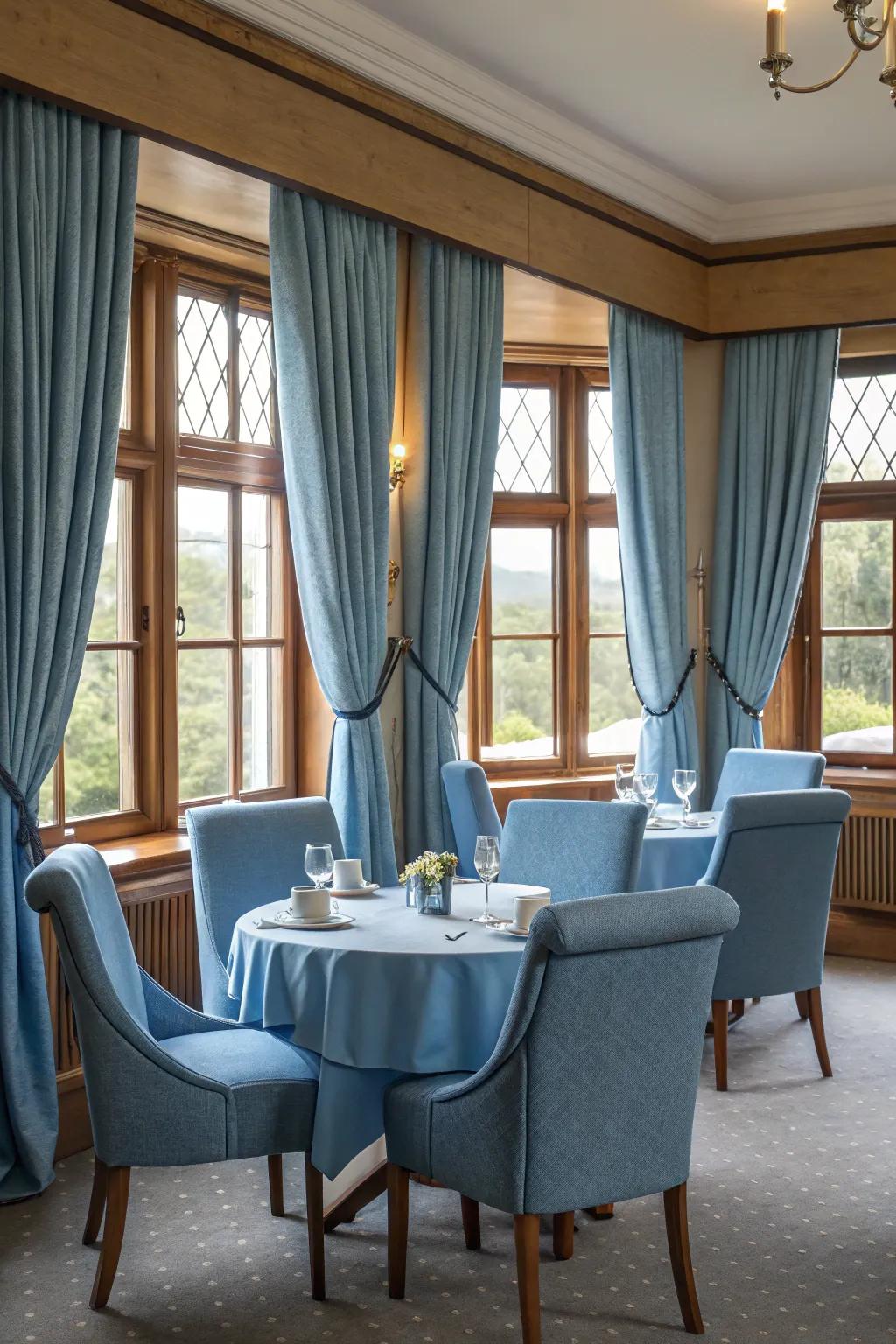 Gentle blue details introduce a splash of ocean color.