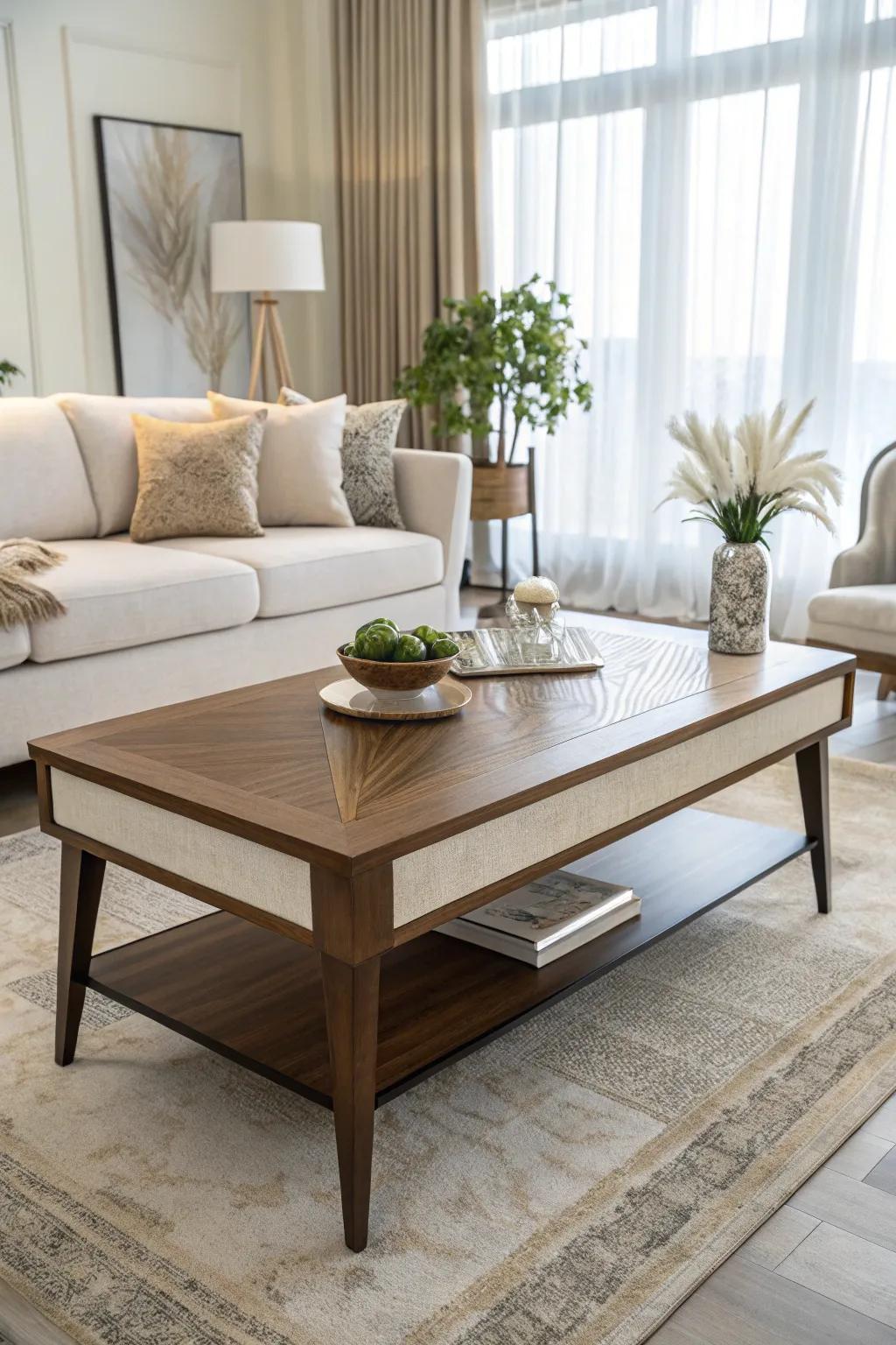 Dual-tone designs inject depth and intrigue to your decor.