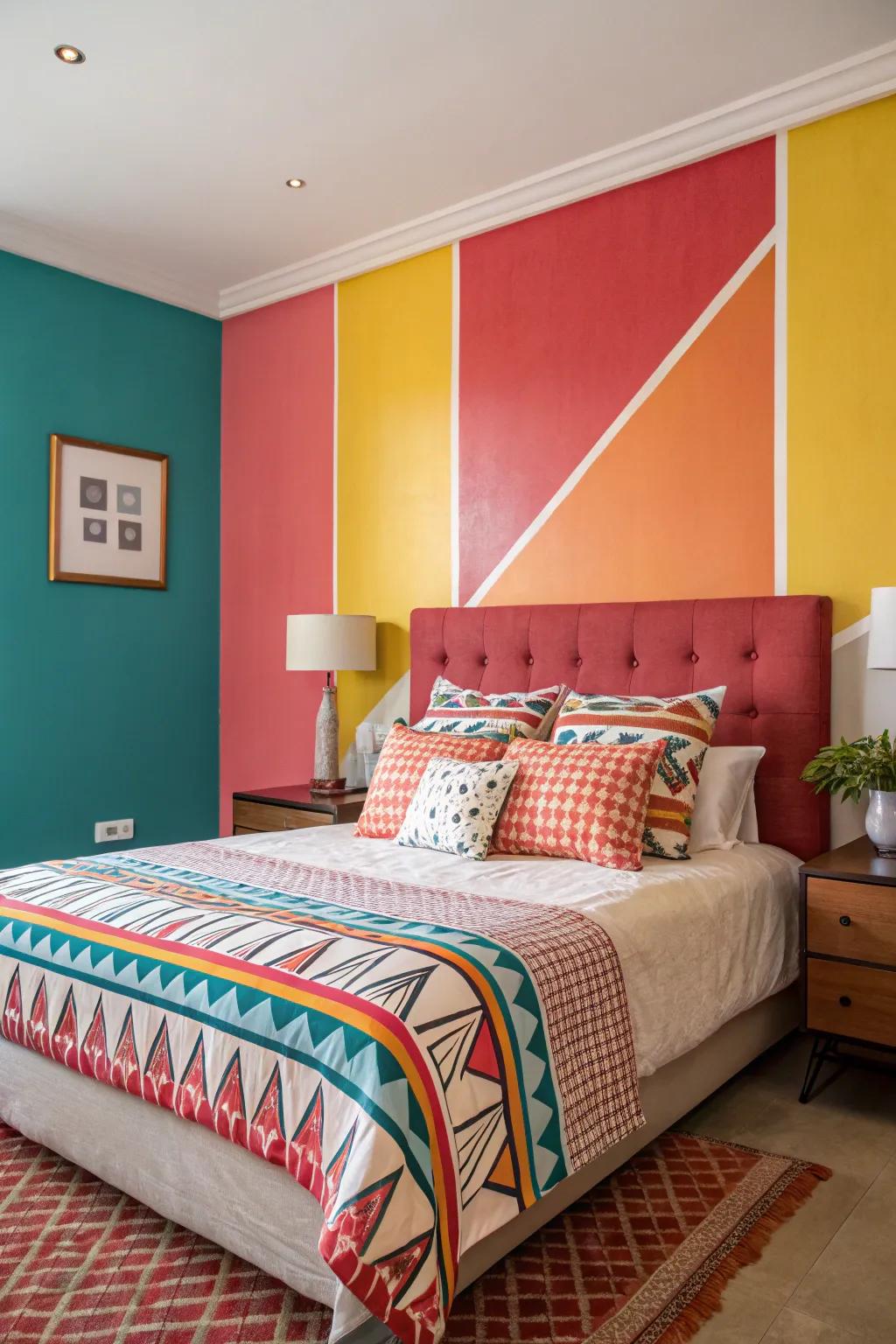 Color blocking introduces vibrant energy and modern style.