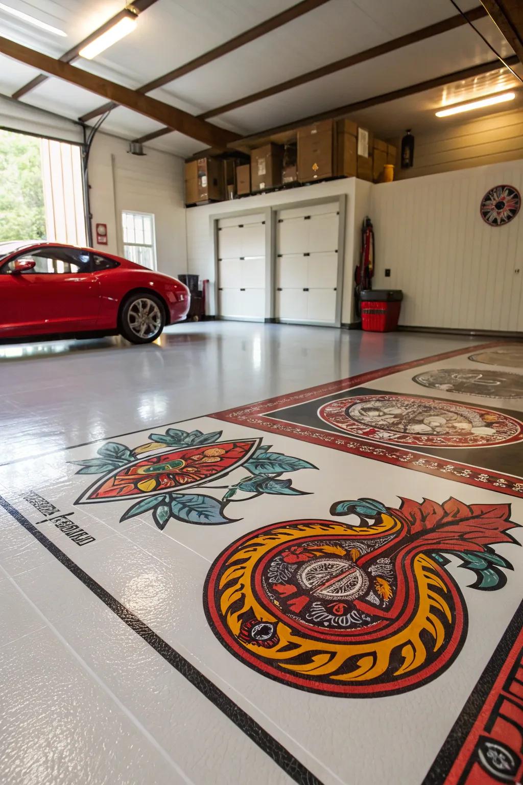 Bespoke vinyl impressions proffer a personal nuance and spirited design.