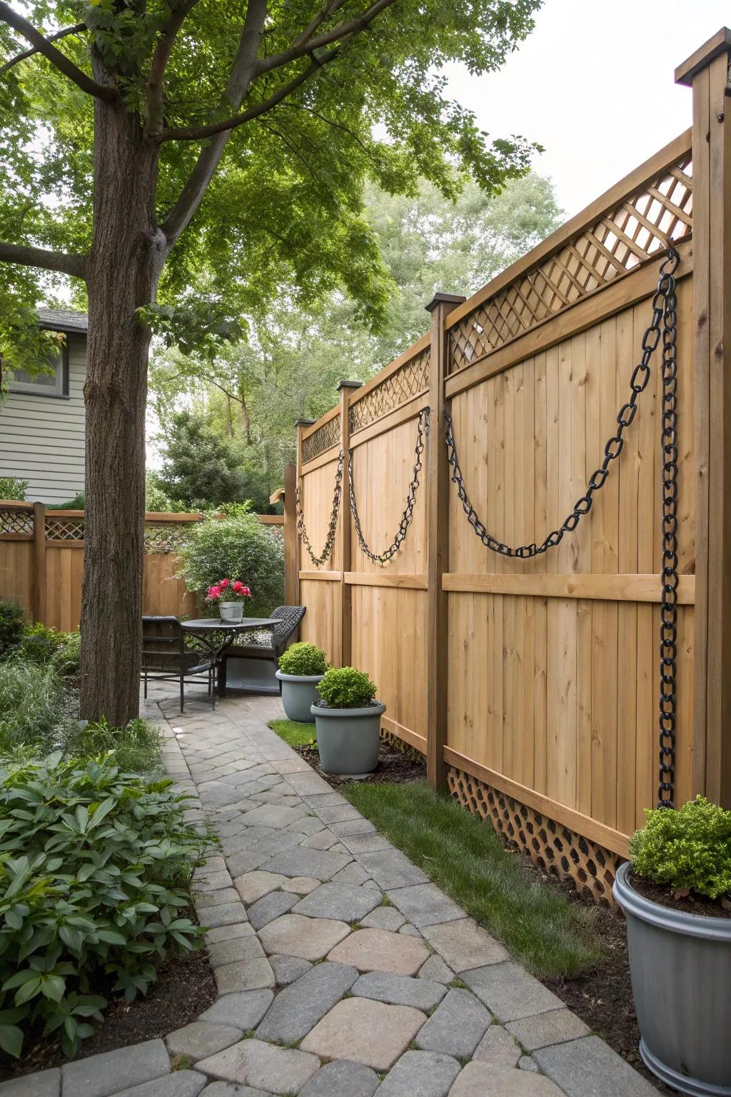 Seclusion sections merge with steel wire for the perfect blend of solitude and flair.