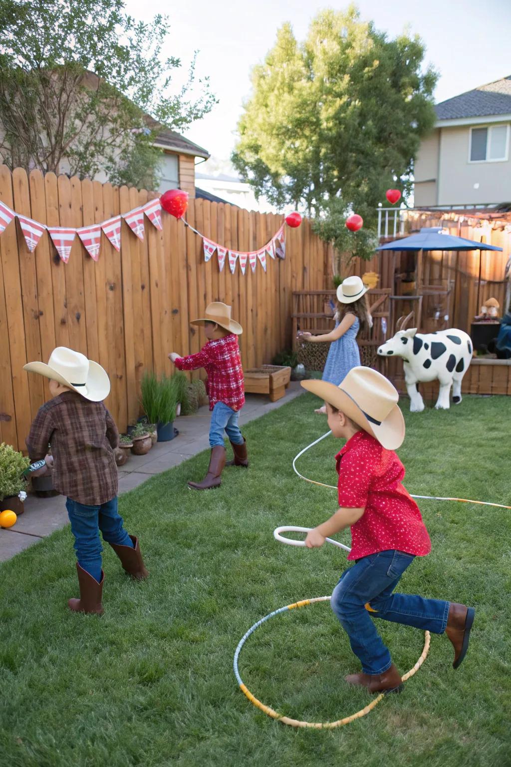 Introduce a hint of the rodeo with engaging themed games.