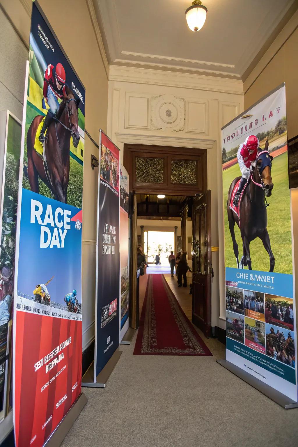Race day posters bring the thrill and excitement of competition to your space.