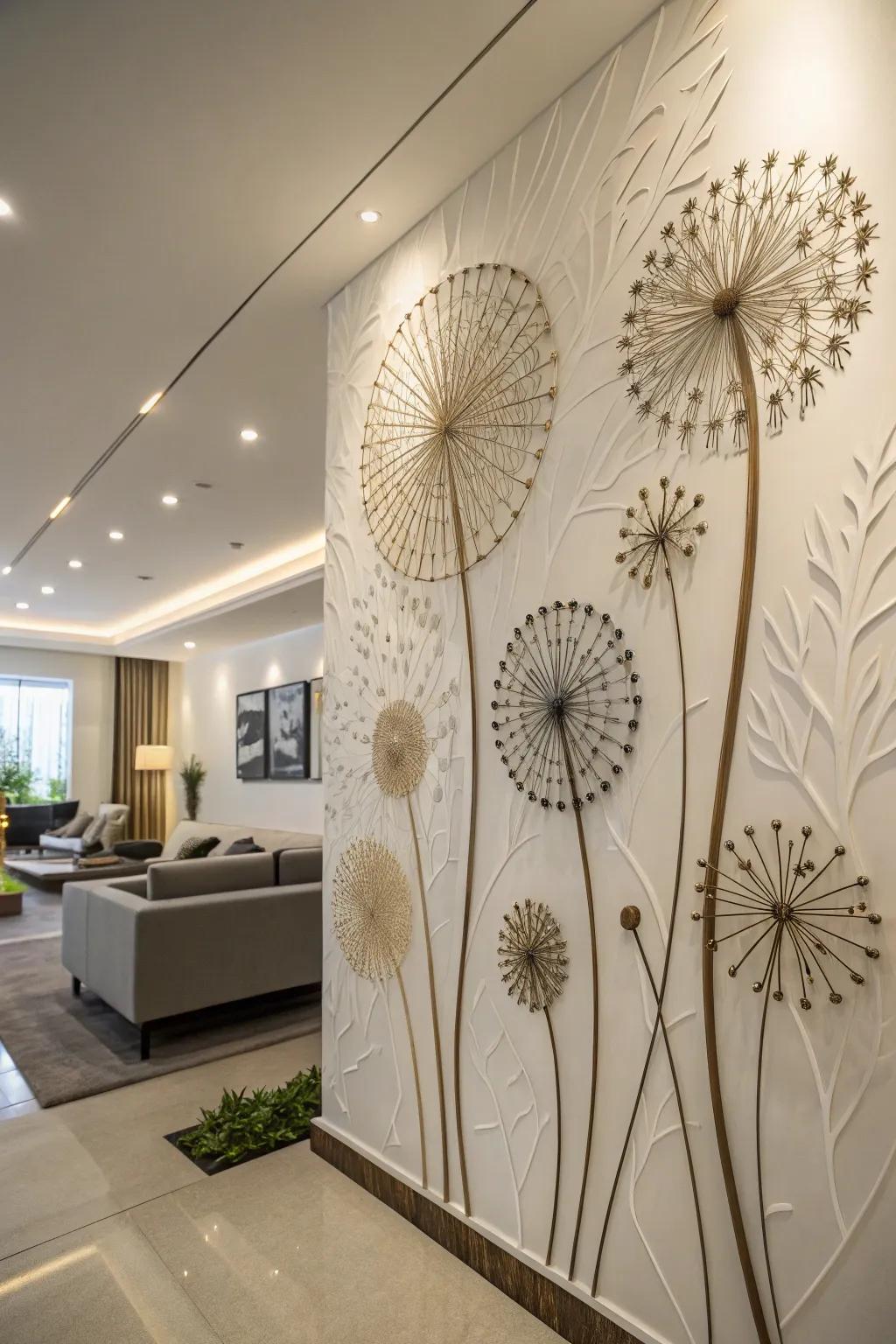 Dimensional displays provide an engaging visual experience.