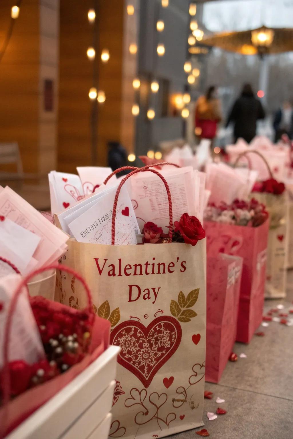 Stamped affection missives for a hint of romance.