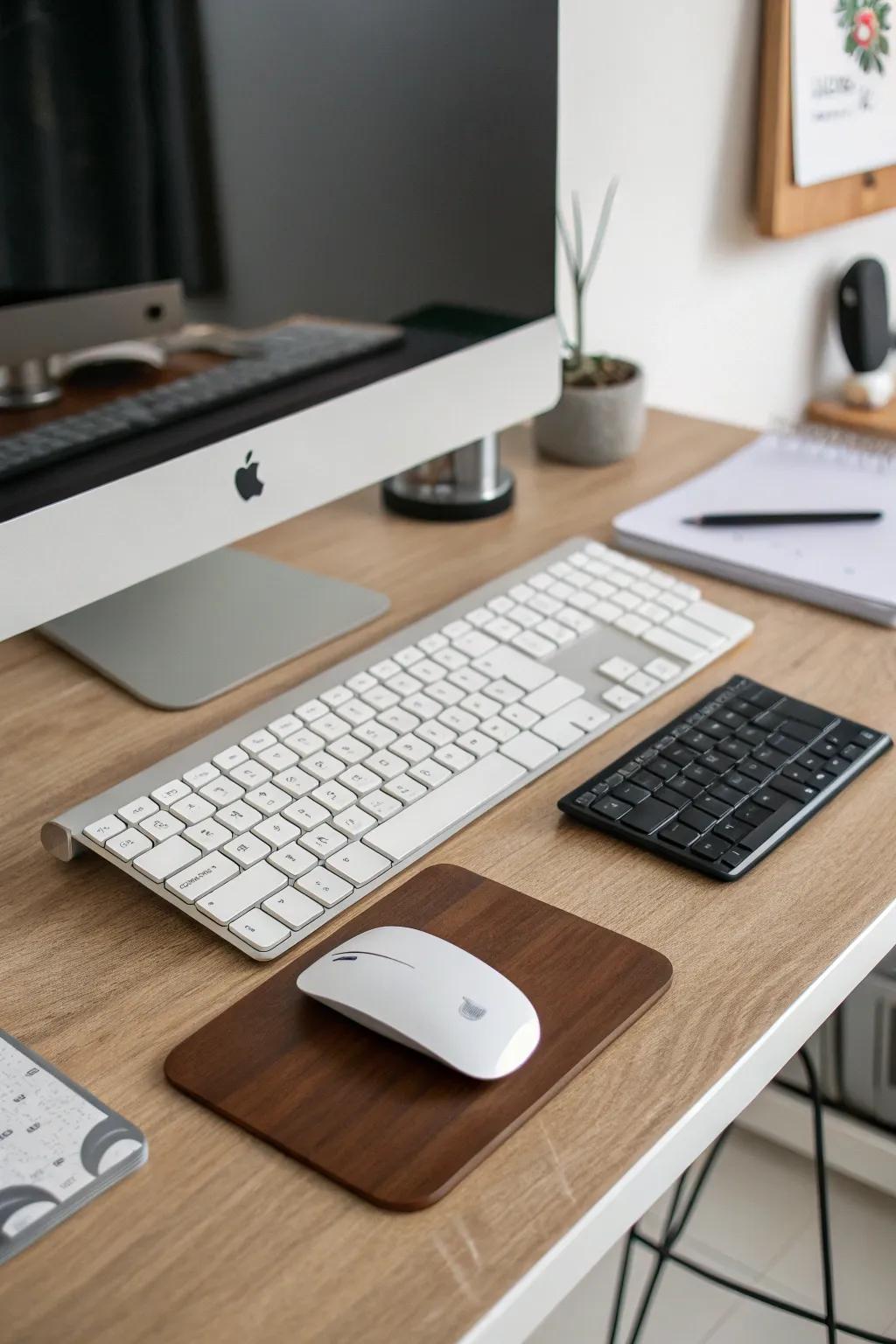 Cordless accessories keep your workspace clutter-free.