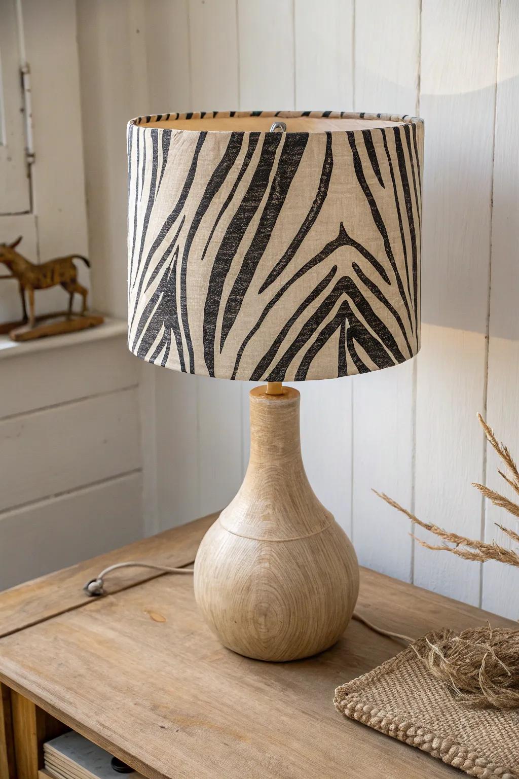 With these chic zebra stripes, show off your wild side for a dash of exotic elegance in your house.