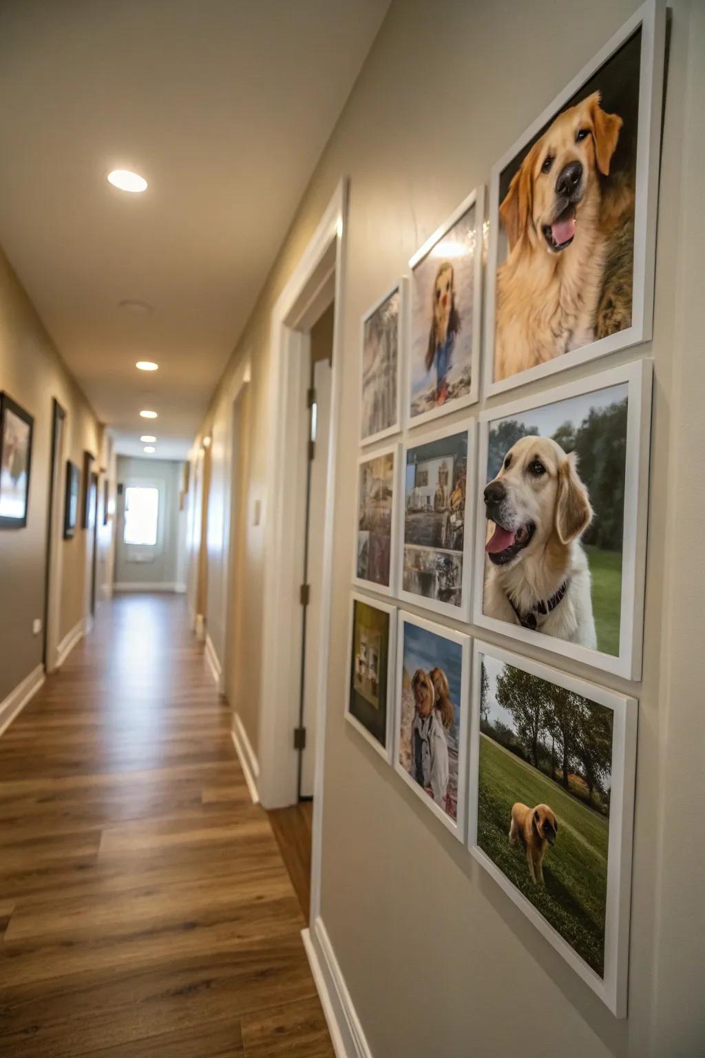 Preserve memories with an endearing canine photo collection.