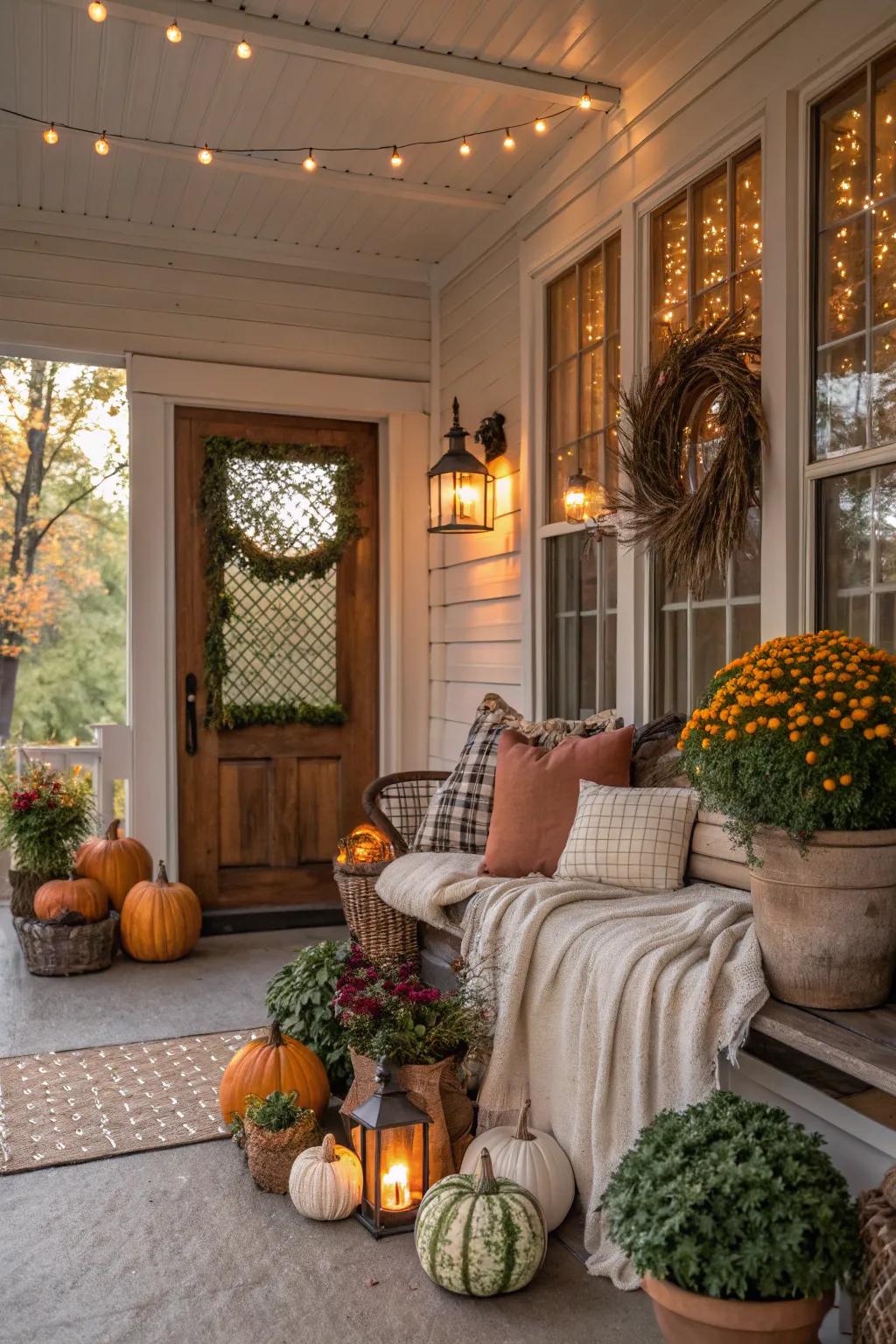 Maintain your area’s freshness using seasonal décor.