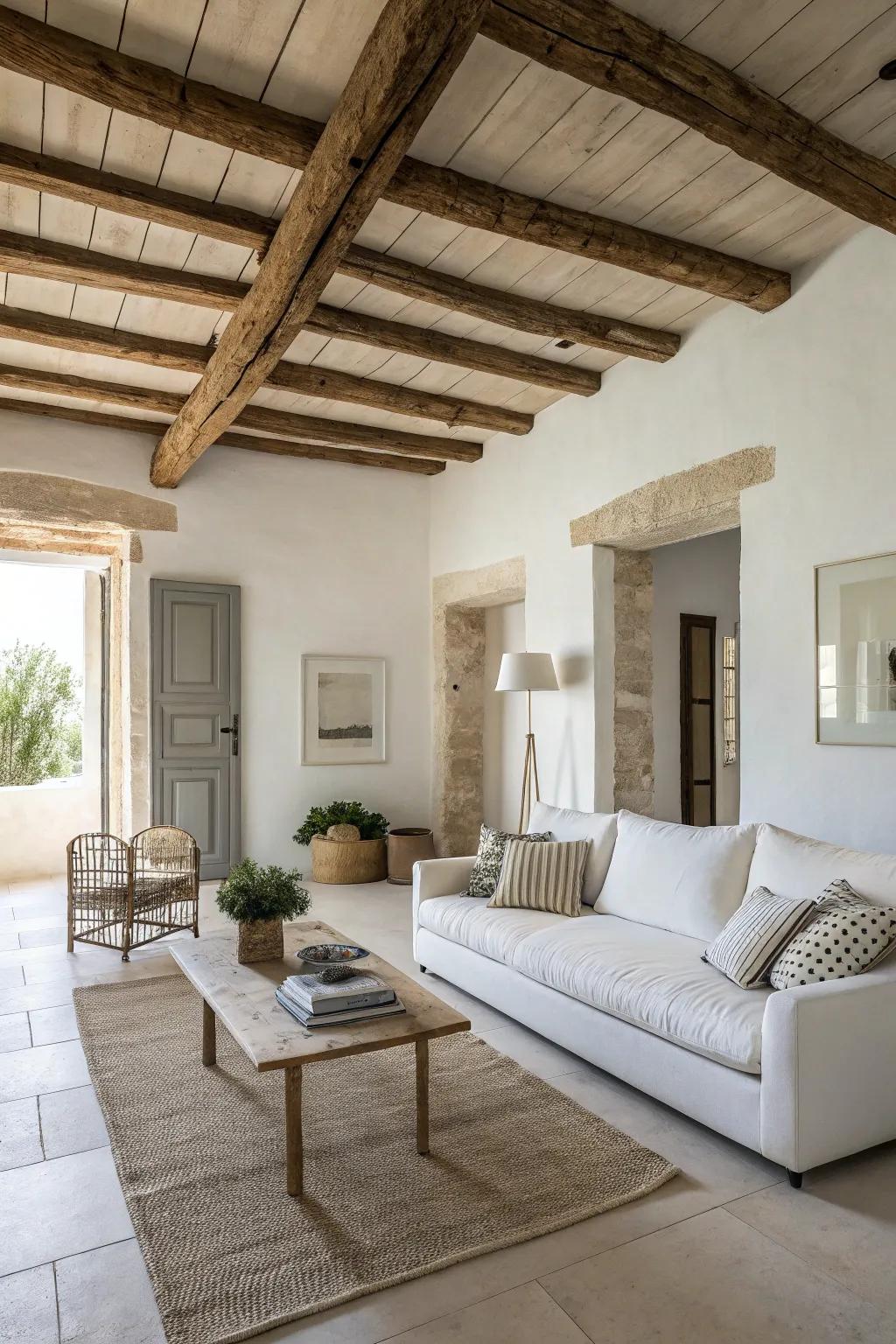 Less is more with minimalist rafters.