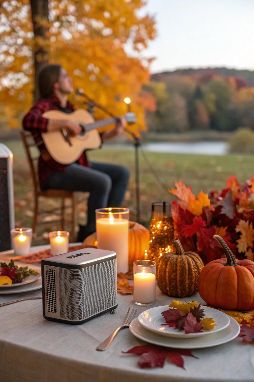 Background tunes sets the scene and complements the cozy ambiance.