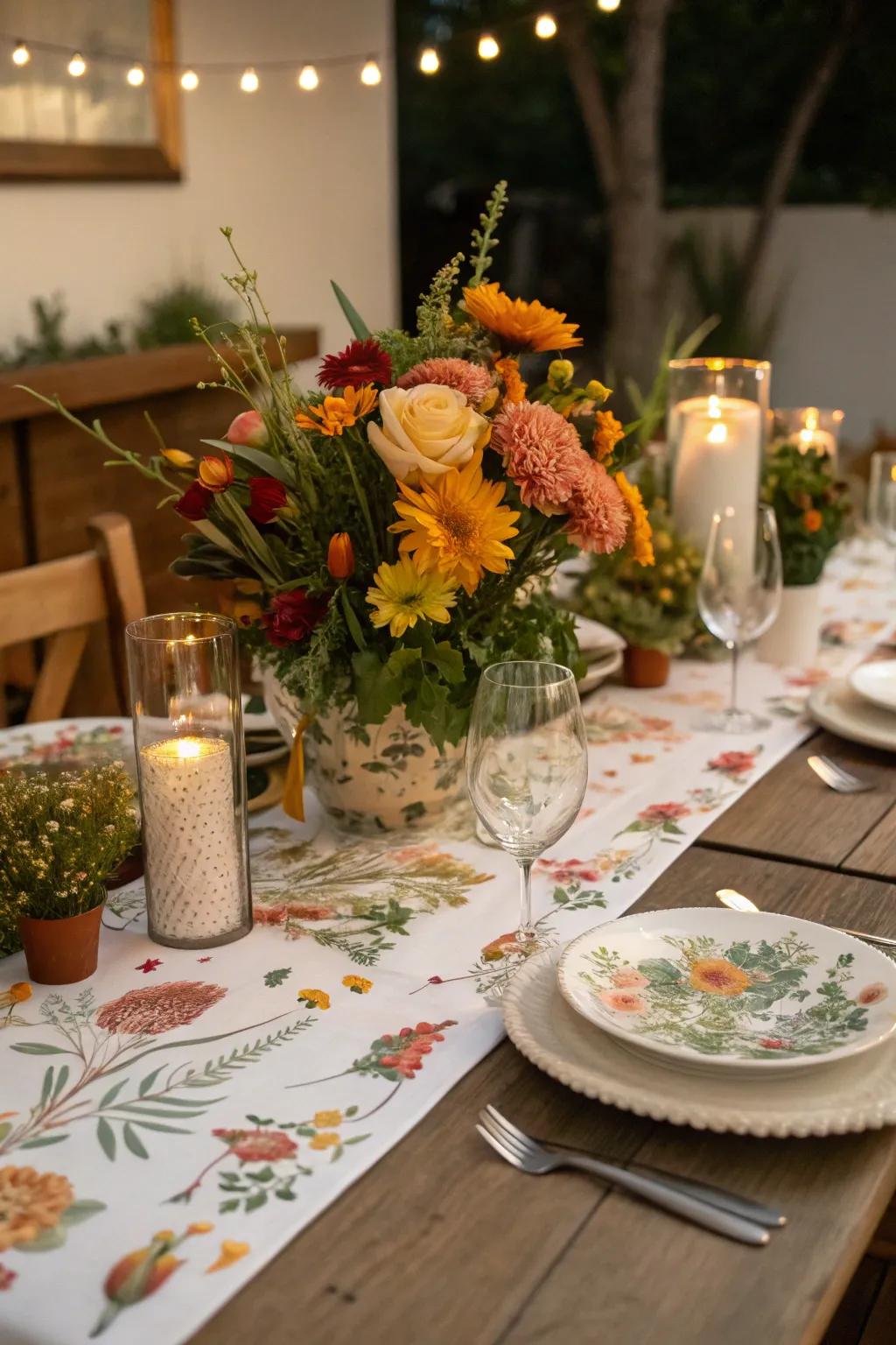 Time of year decorations mirror the season and enhance the dining experience.