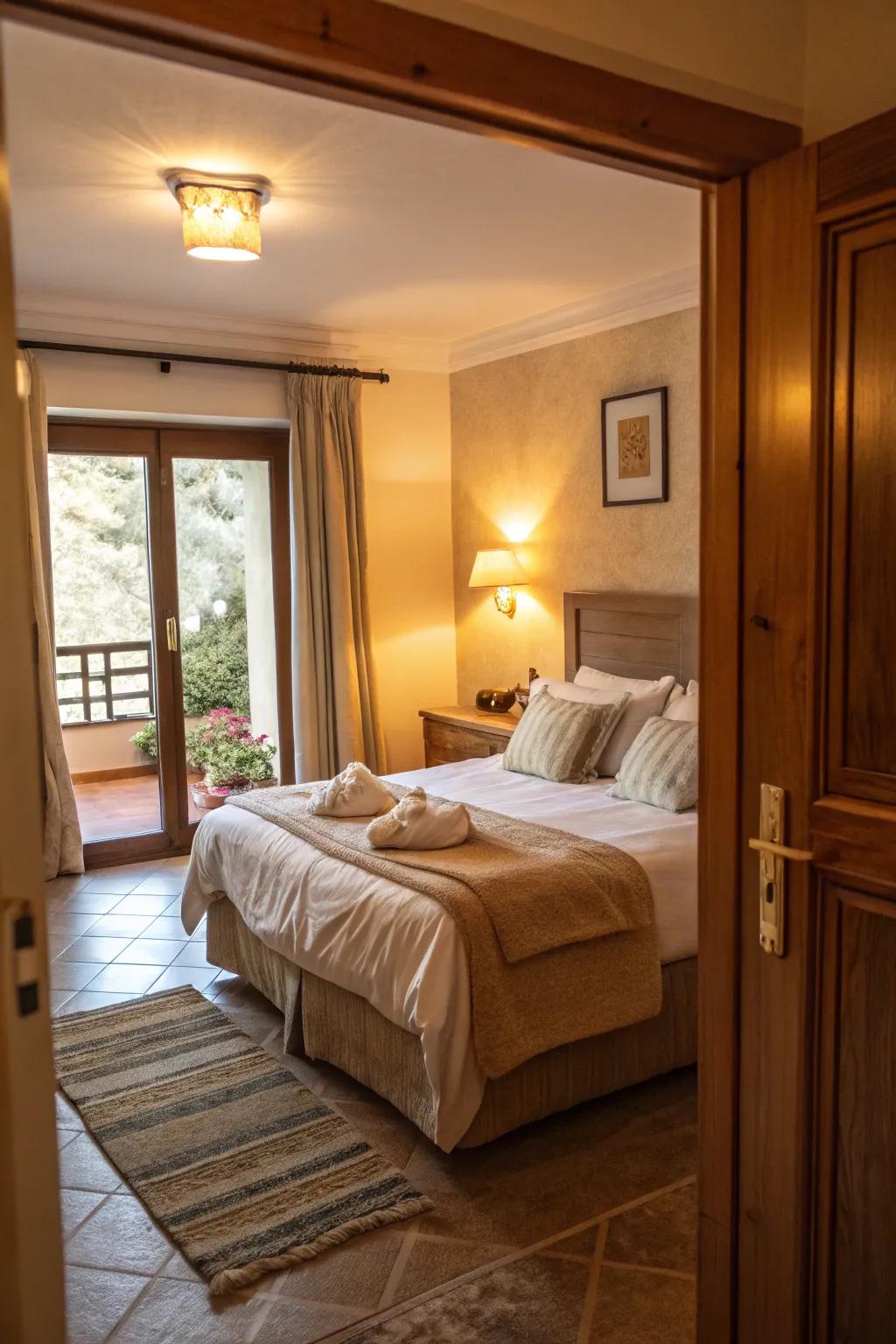 Strategic bed placement betters security alongside influence.