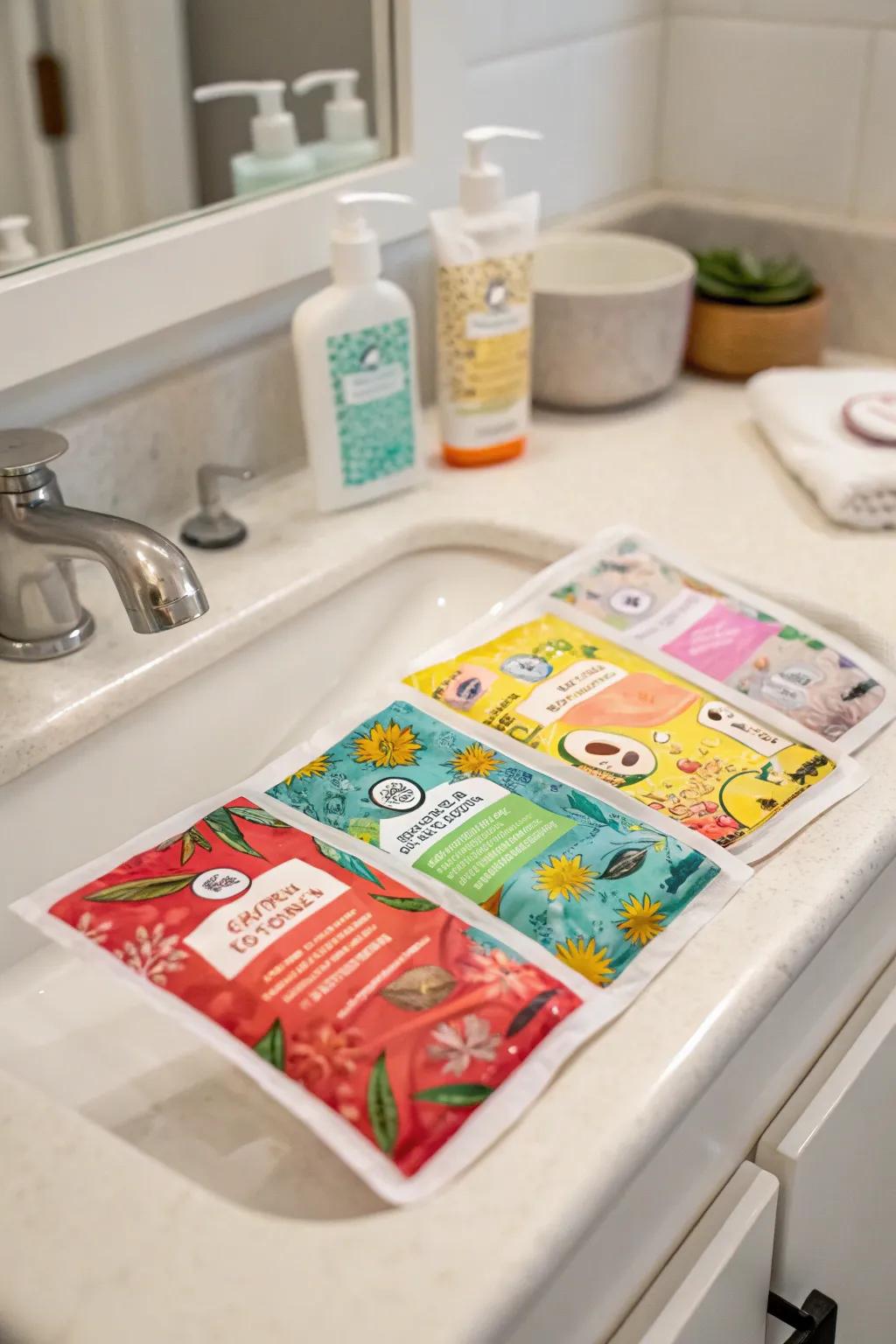 Face masks that offer a refreshing self-care experience.