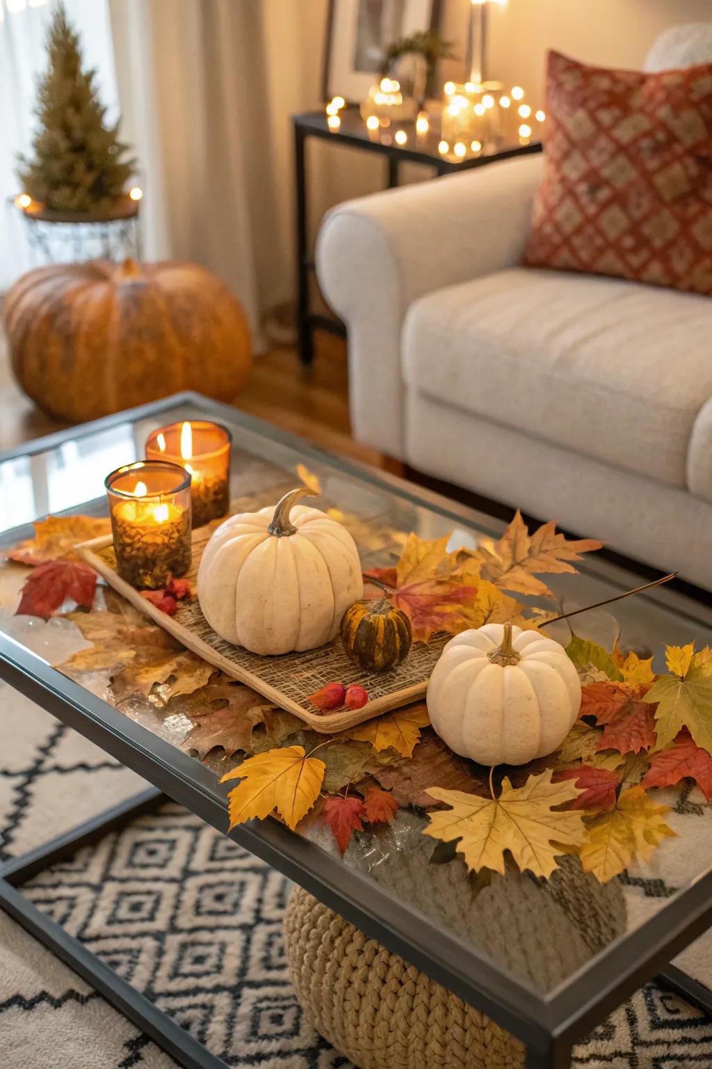 Seasonal design maintains your coffee table appearing revitalized and welcoming.