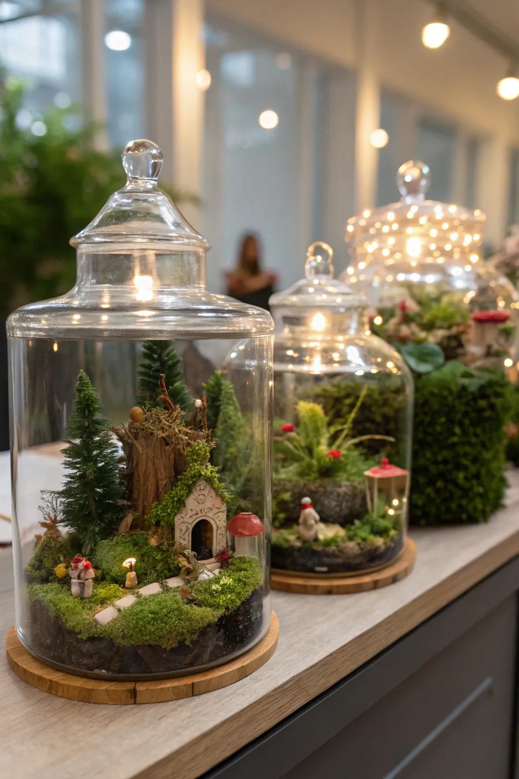 Imaginary being gardens in containers convey fascination to your ornamentation.