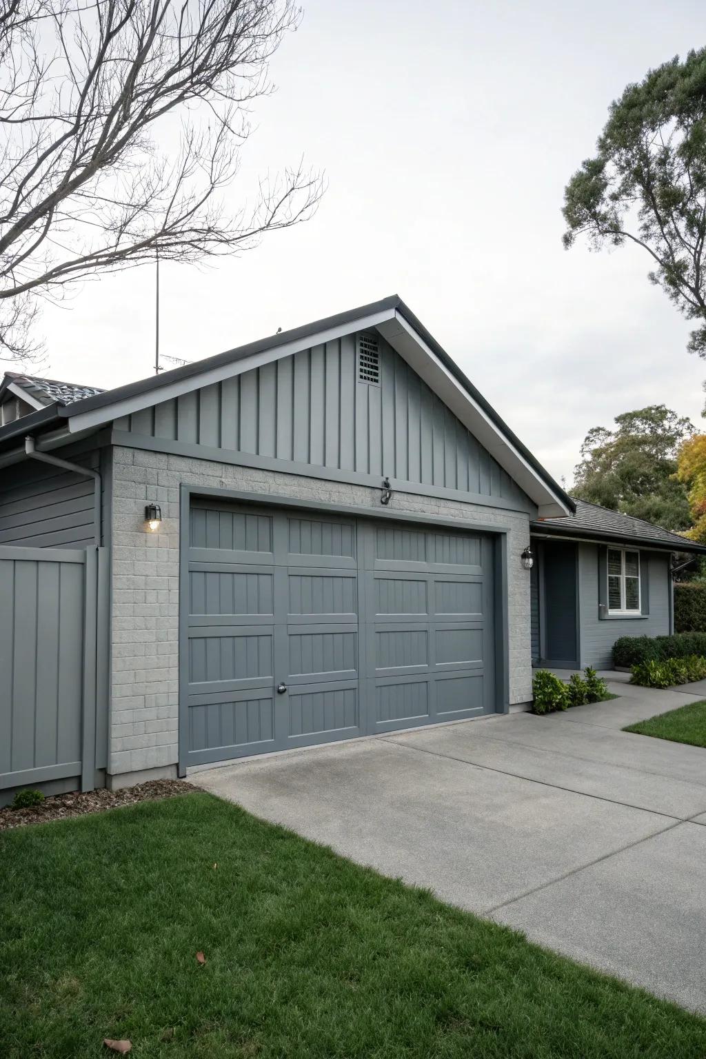 Seamless style with a grey garage refresh.