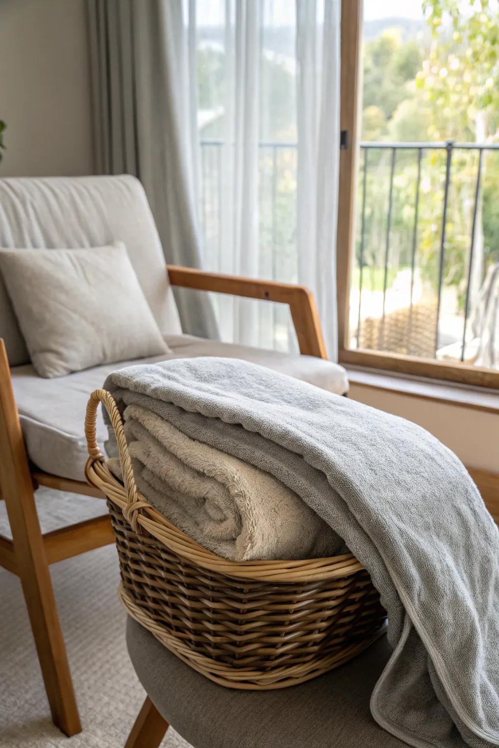 A comforting covering for extra warmth and coziness.